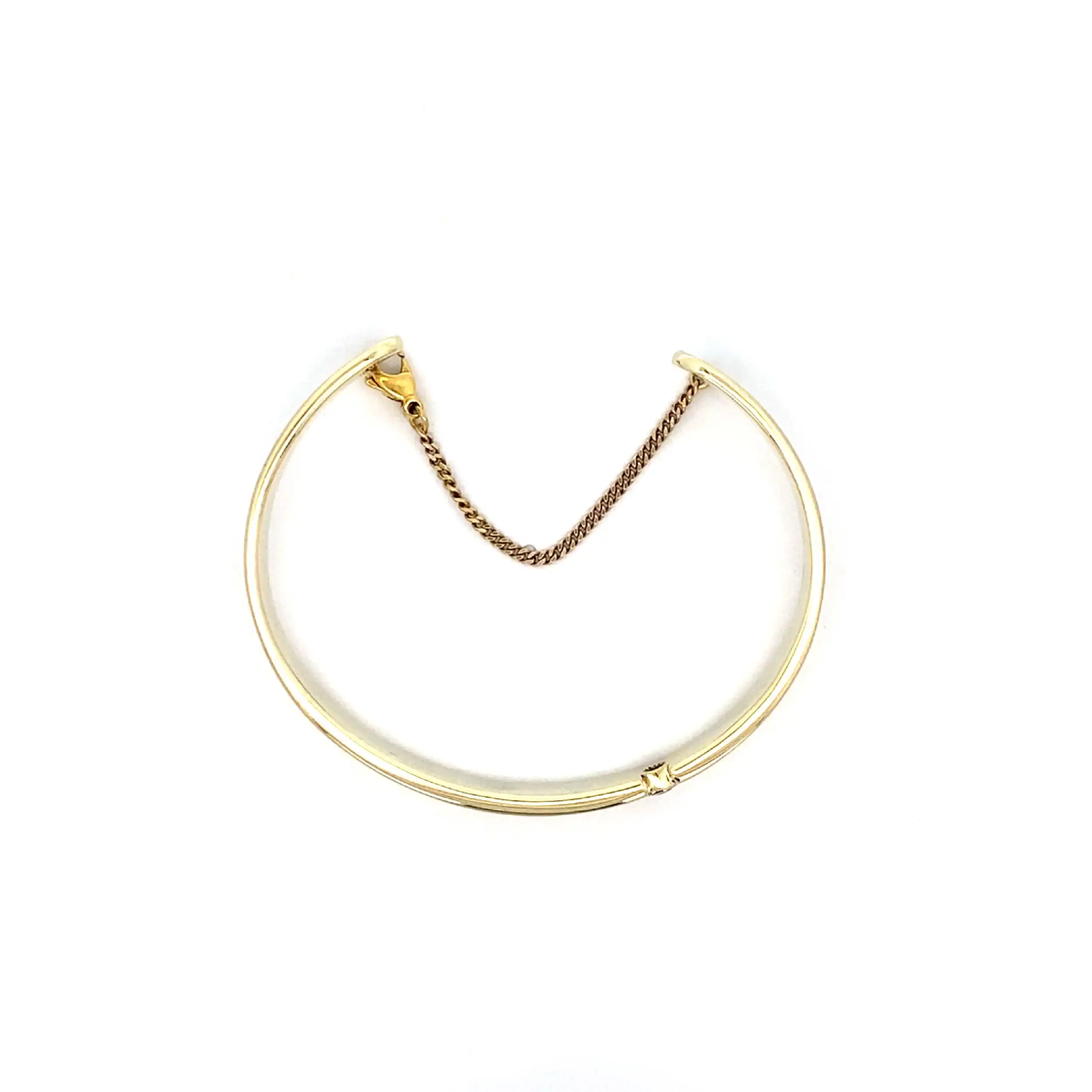 Armreif Gelbgold mattiert mit Brillant Armreif Gelbgold mattiert mit Brillant