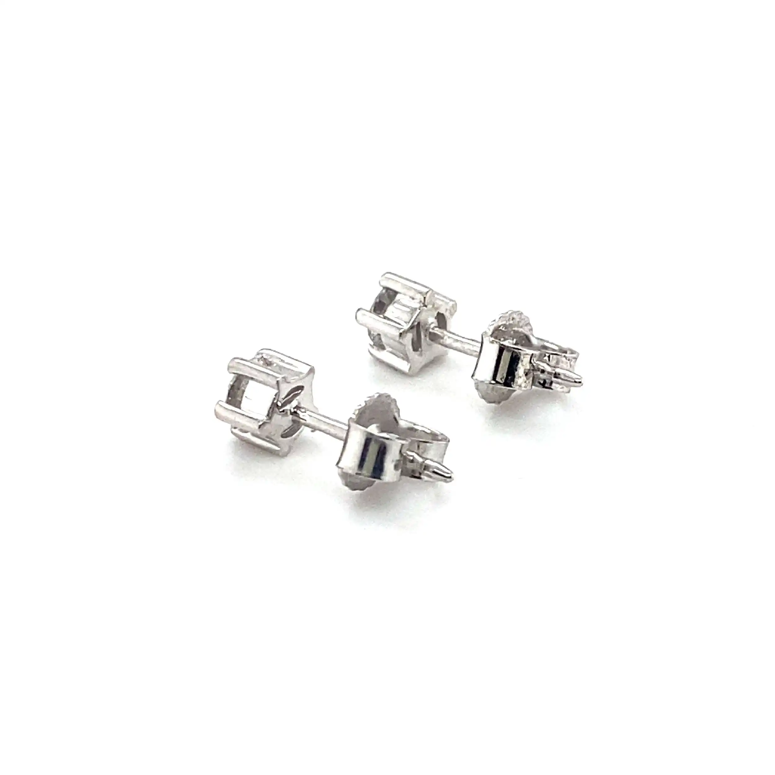 Solitär Ohrstecker Weißgold mit Brillanten je 0,20ct Solitär Ohrstecker Weißgold mit Brillanten je 0,20ct
