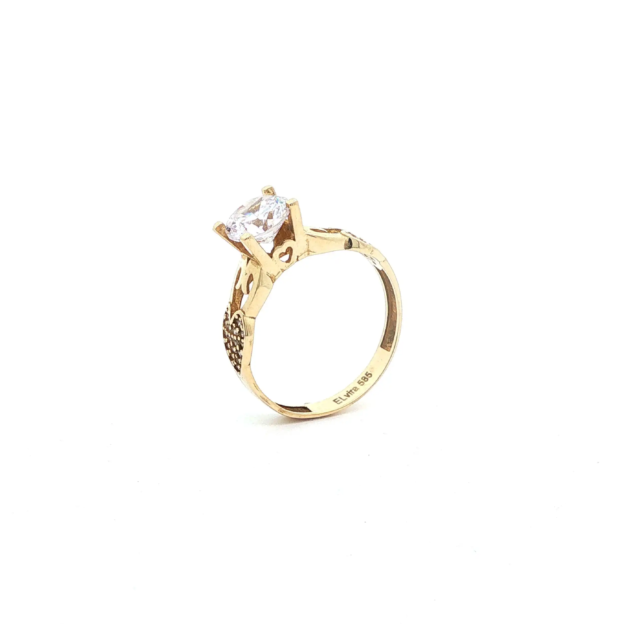 Ring Gelbgold mit Zirkonia
