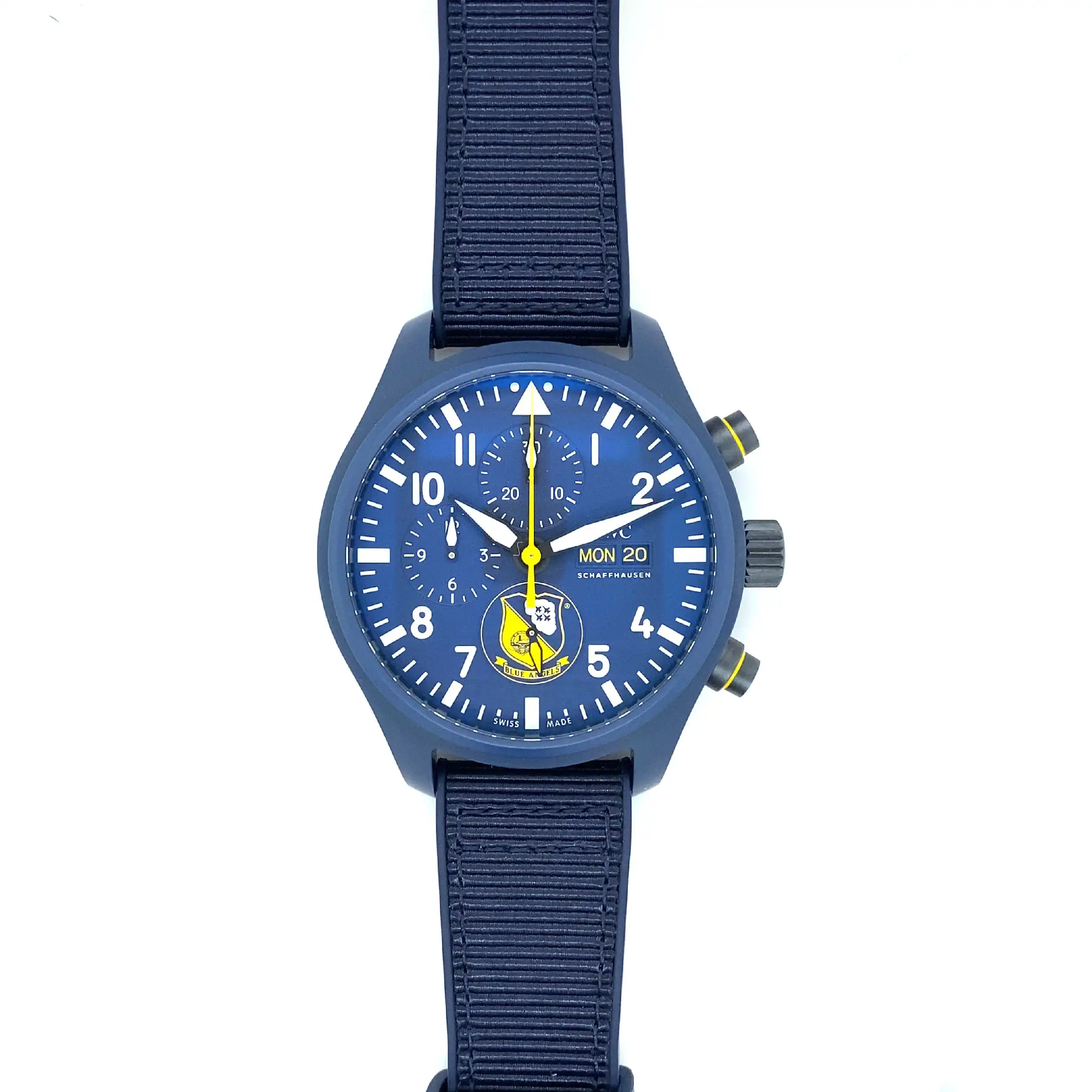 Herrenuhr IWC Pilots Watch Chronograph Edition ''Blue Angels'' Herrenuhr IWC Pilots Watch Chronograph Edition ''Blue Angels''