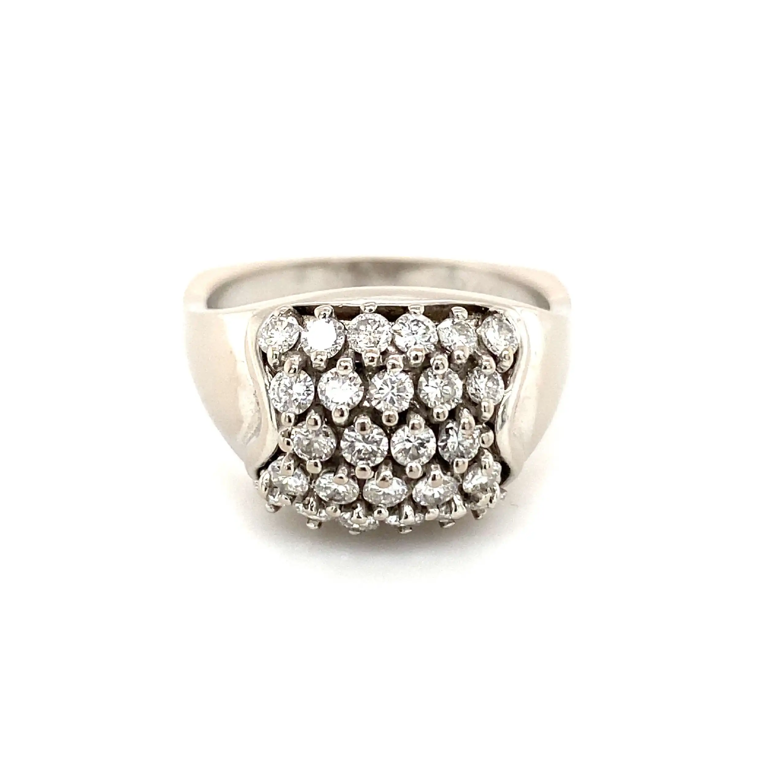Ring Weißgold mit Brillanten Ring Weißgold mit Brillanten