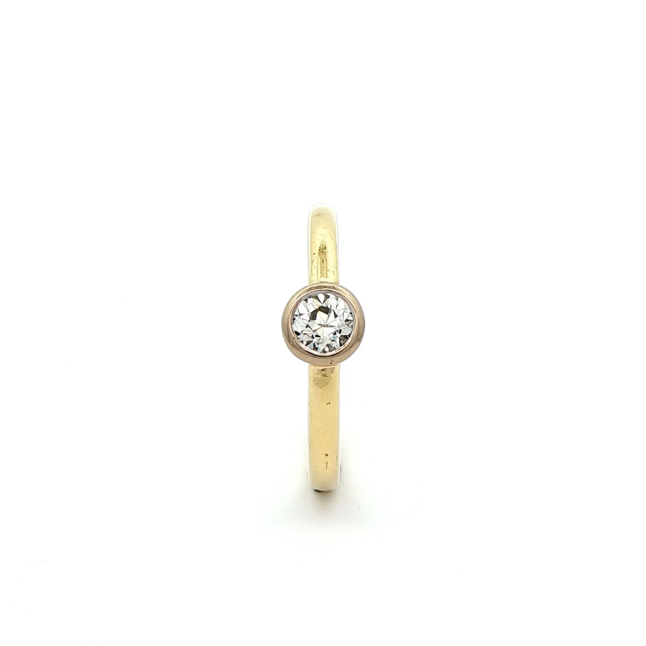 Ring Bicolor mit Diamant Ring Bicolor mit Diamant