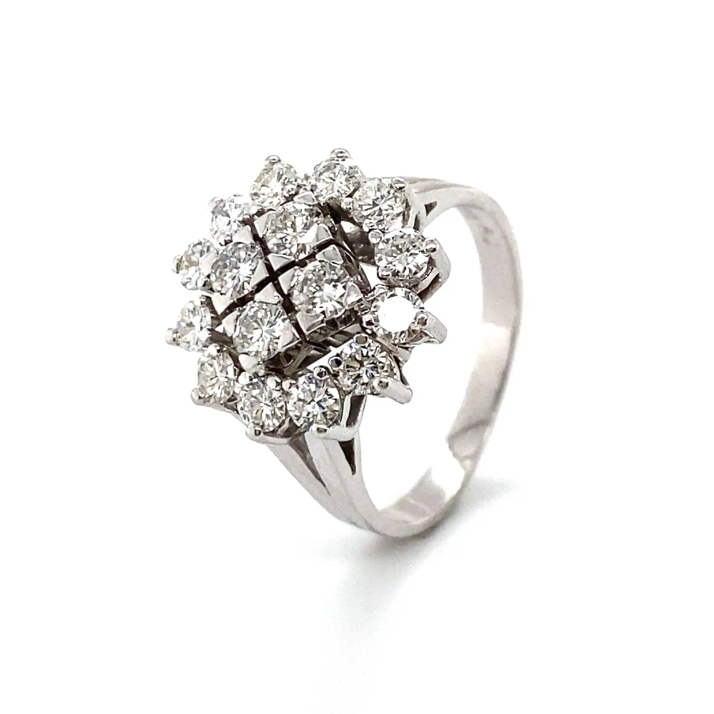 Ring Weißgold mit Brillanten Ring Weißgold mit Brillanten