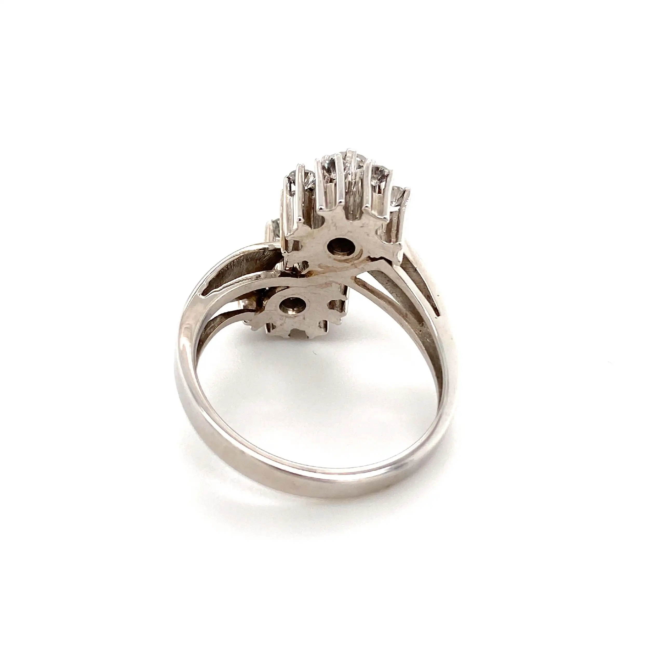 Ring Weißgold mit Brillanten Ring Weißgold mit Brillanten