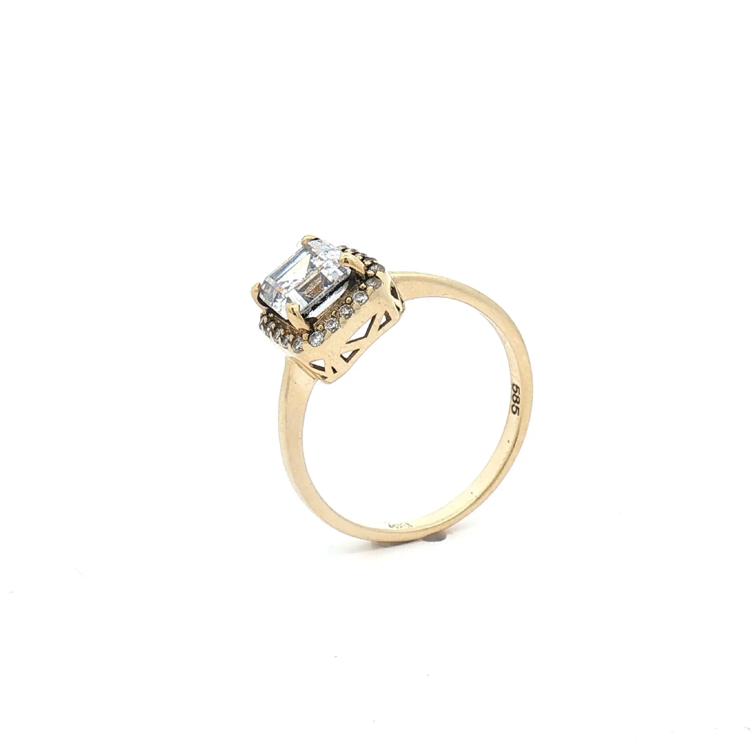 Ring Gelbgold mit Zirkonia
