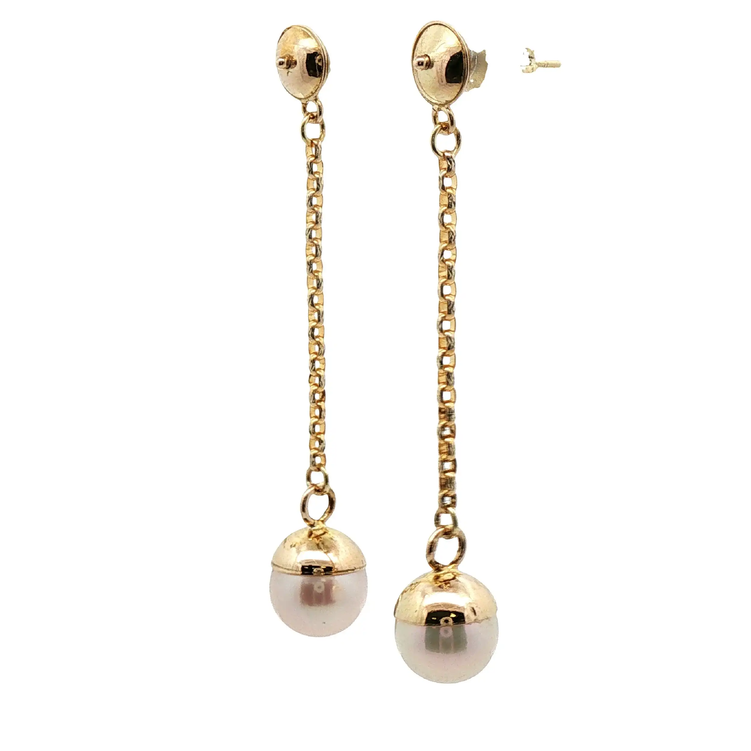 Ohrstecker Gelbgold mit Perlen Ohrstecker Gelbgold mit Perlen
