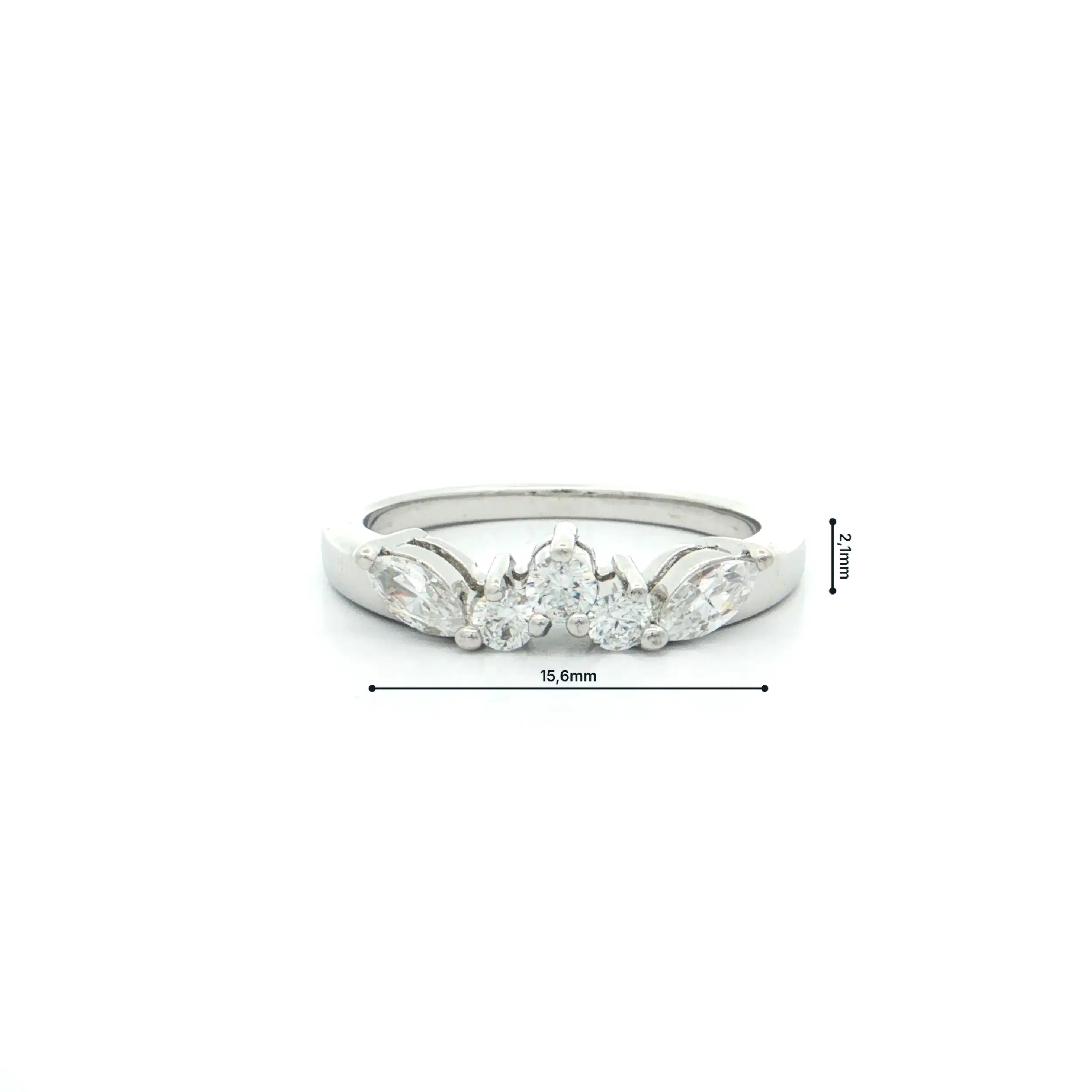 Ring Silber mit Zirkonia