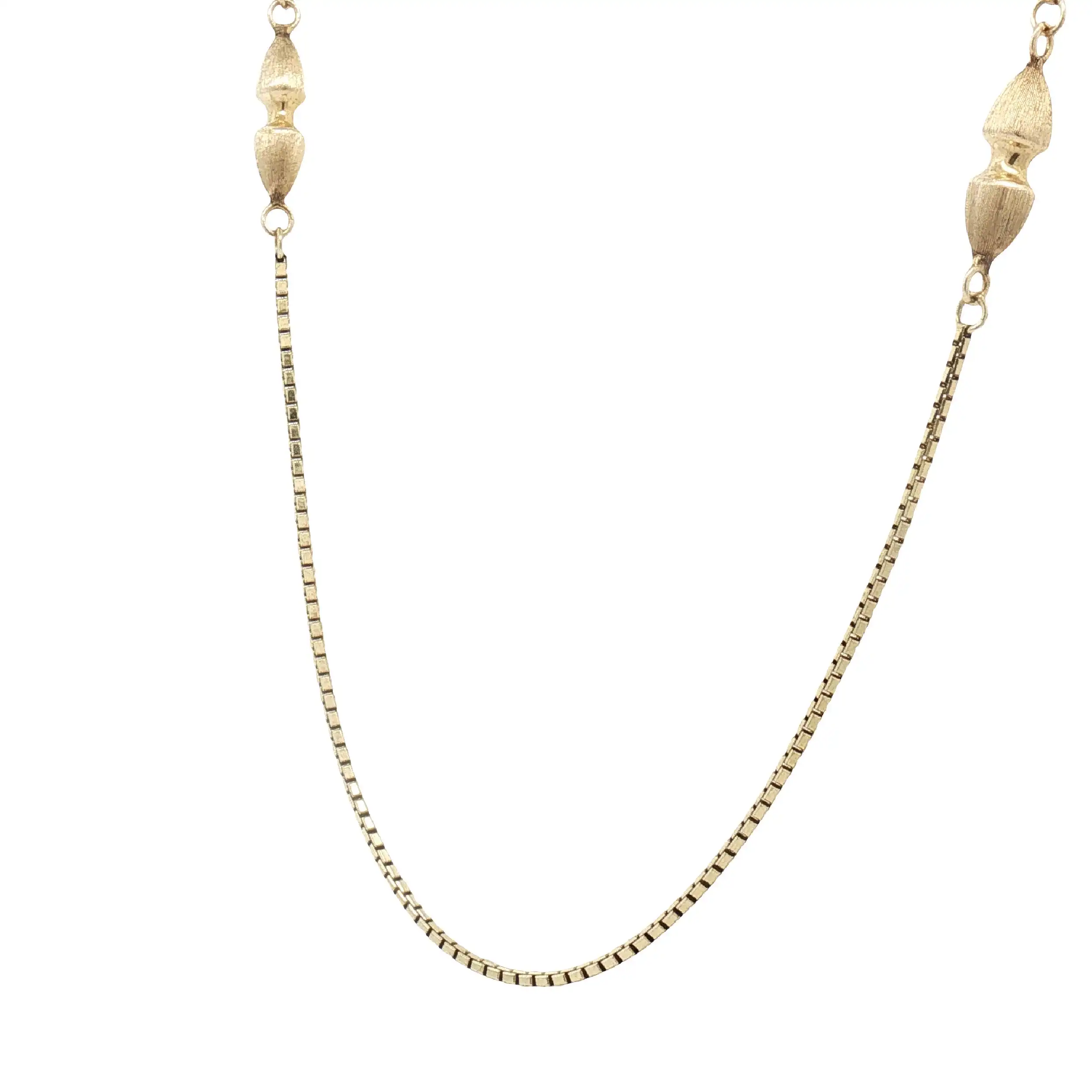 Venezianerkette Gelbgold mit Zwischenelementen