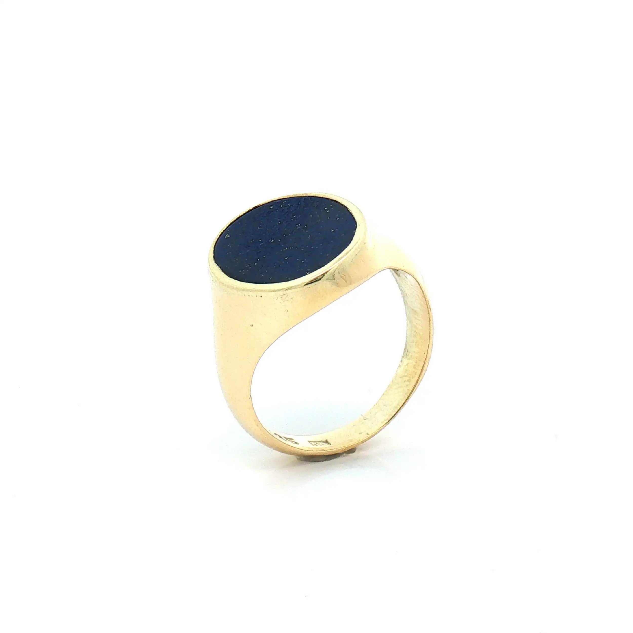 Ring Gelbgold mit Lapislazuli