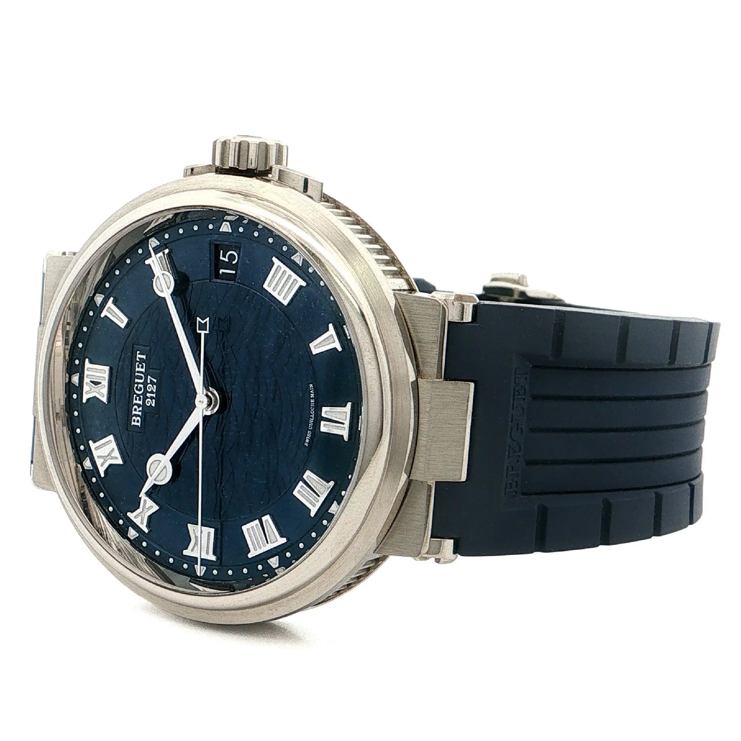 Herrenuhr Breguet Marine Fullset mit extra Lederarmband 40mm