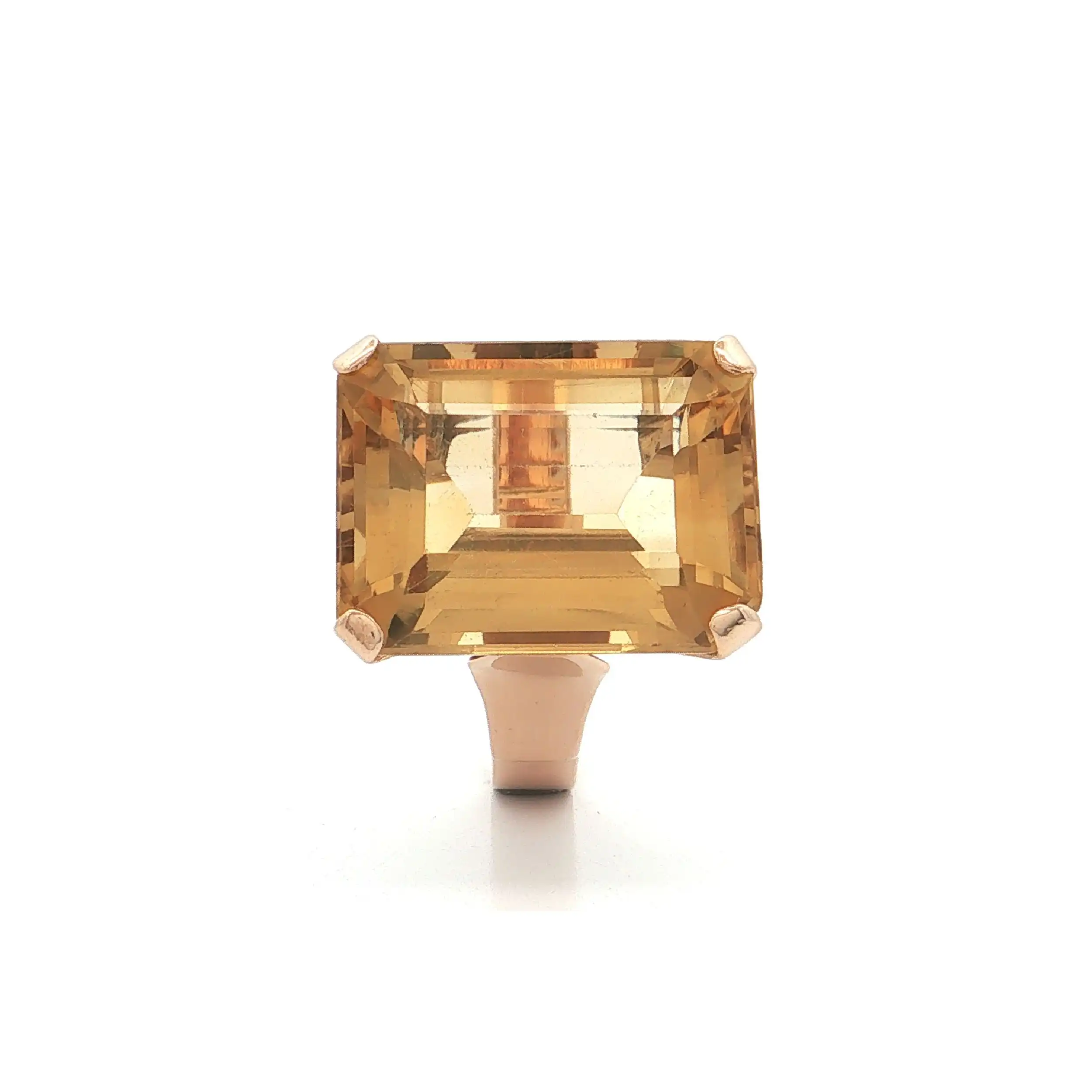 Ring Gelbgold mit Citrin