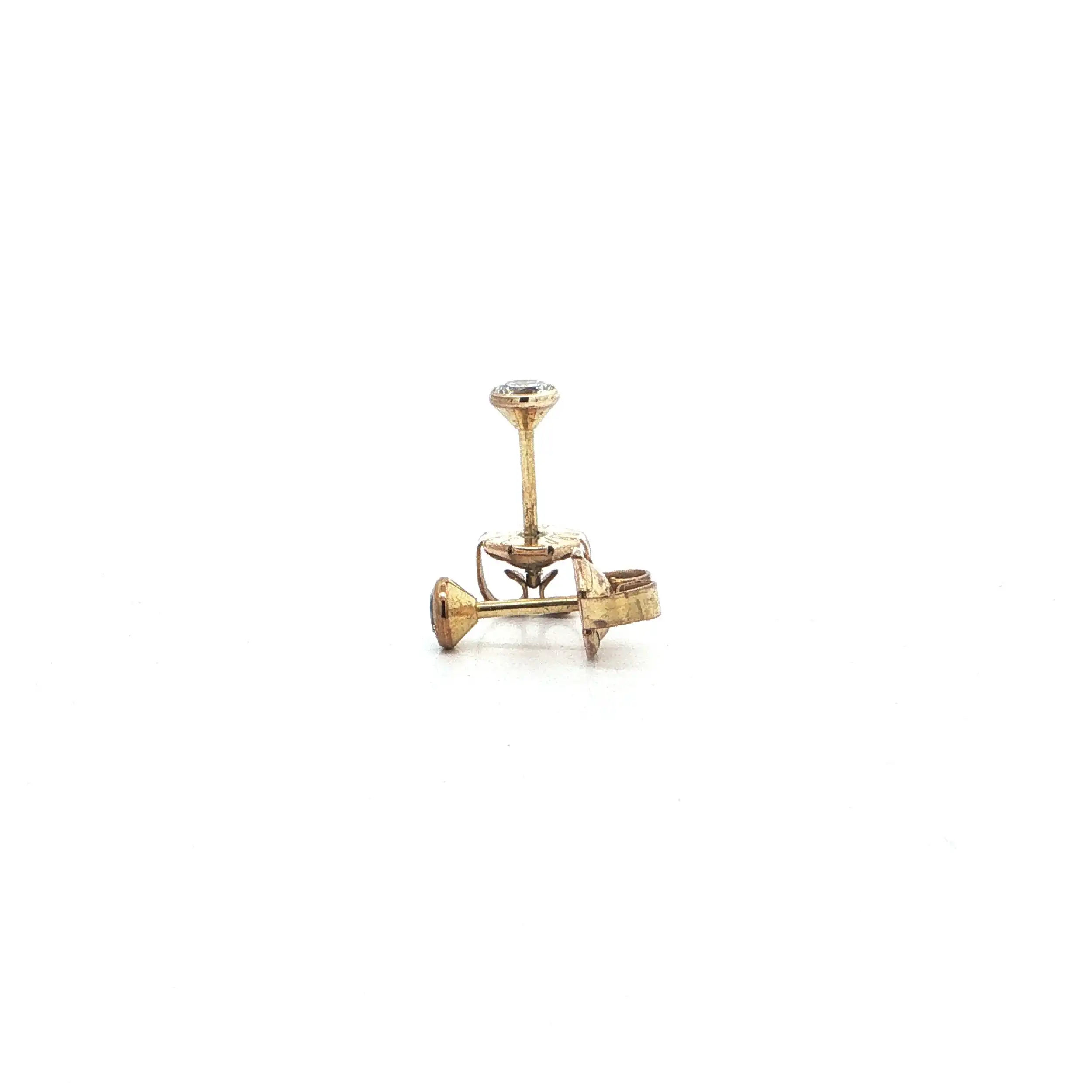Ohrstecker Gelbgold mit Zirkonia Ohrstecker Gelbgold mit Zirkonia