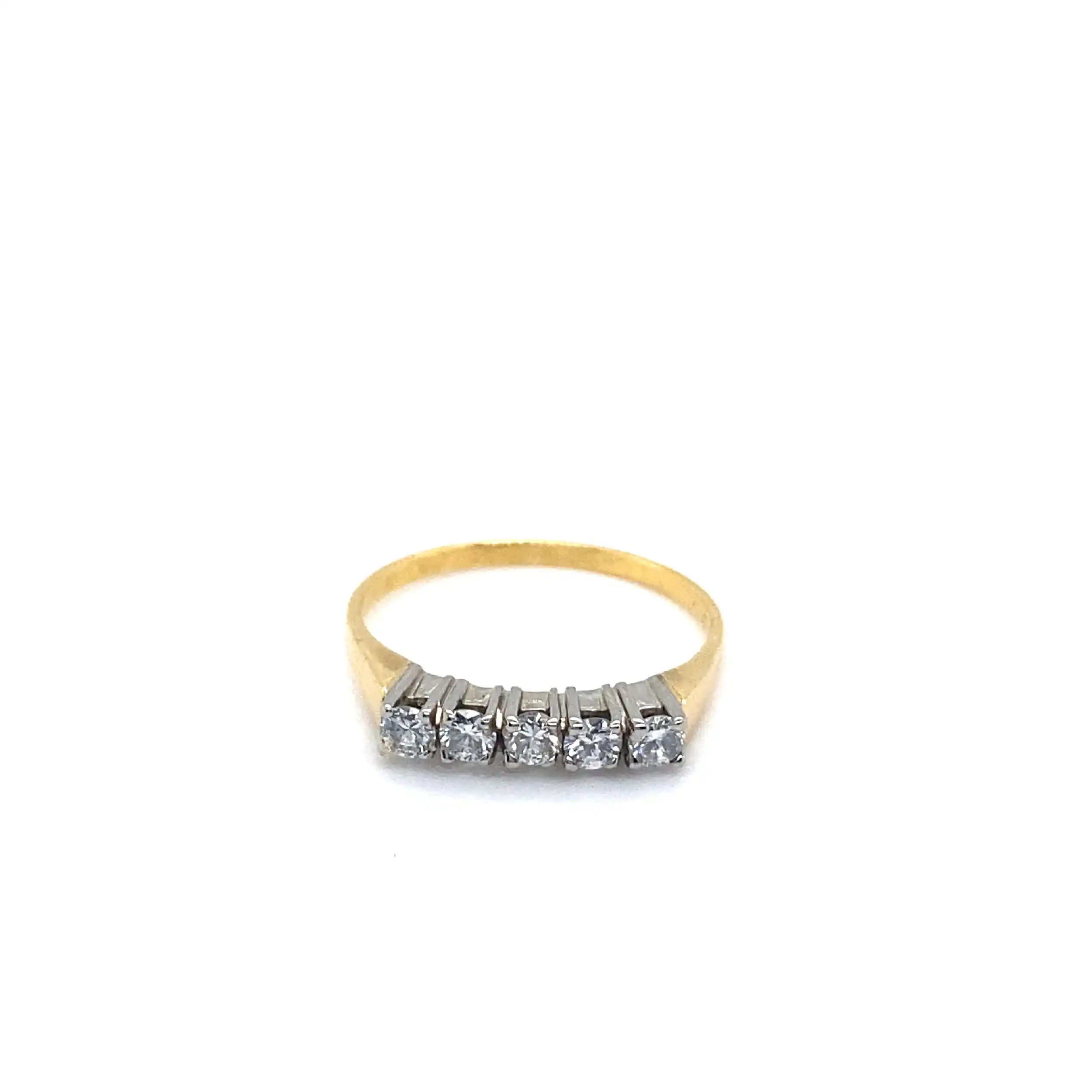 Ring Bicolor mit Brillanten Ring Bicolor mit Brillanten
