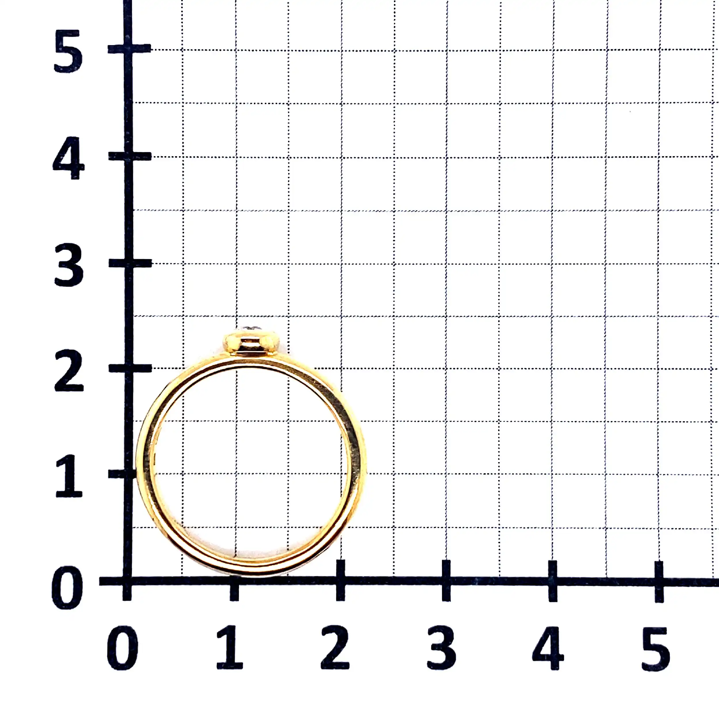 Ring Gelbgold mit Brillant Ring Gelbgold mit Brillant