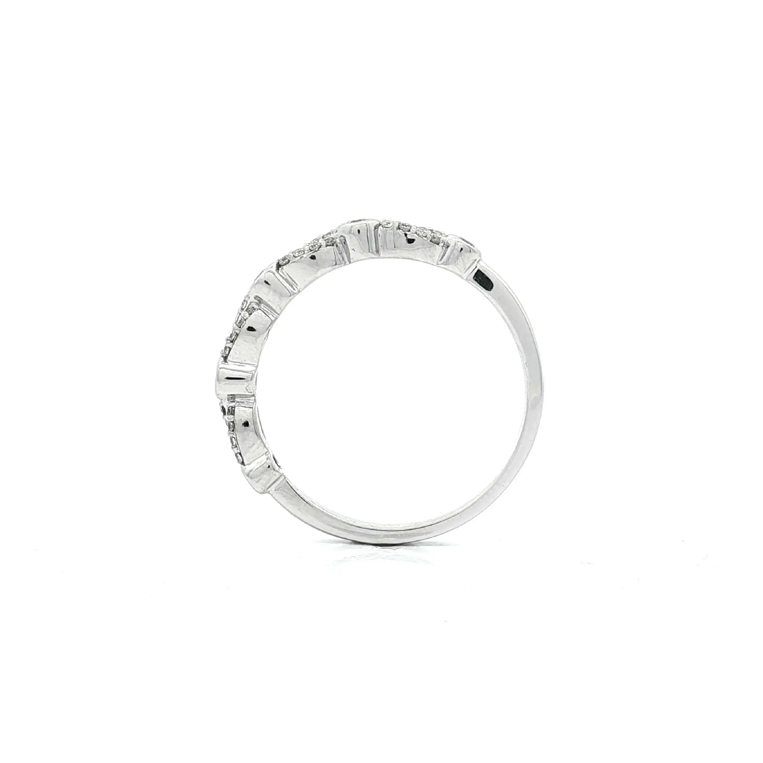Ring Weißgold mit Brillanten Ring Weißgold mit Brillanten