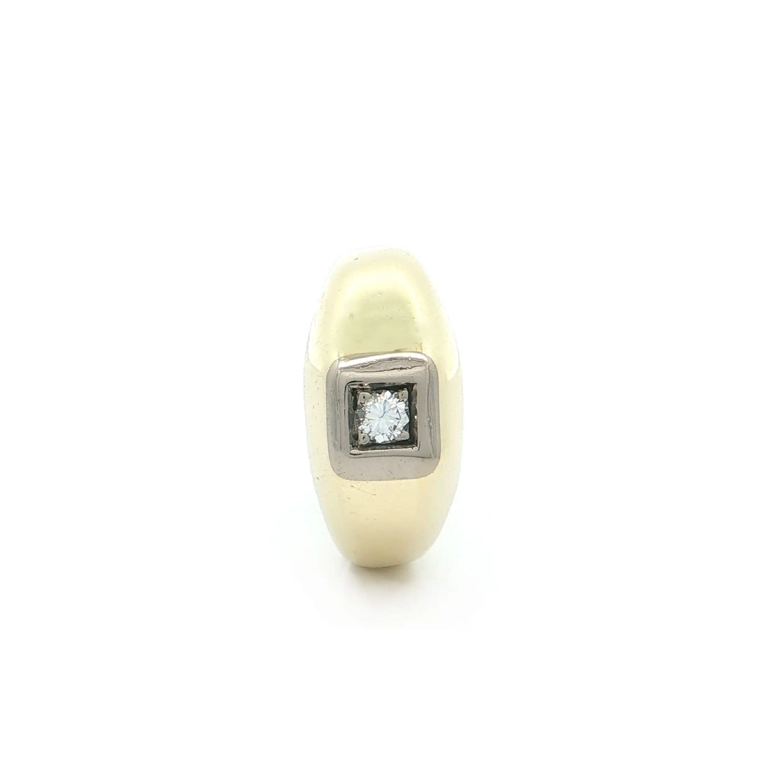 Ring Bicolor mit Brillant Ring Bicolor mit Brillant