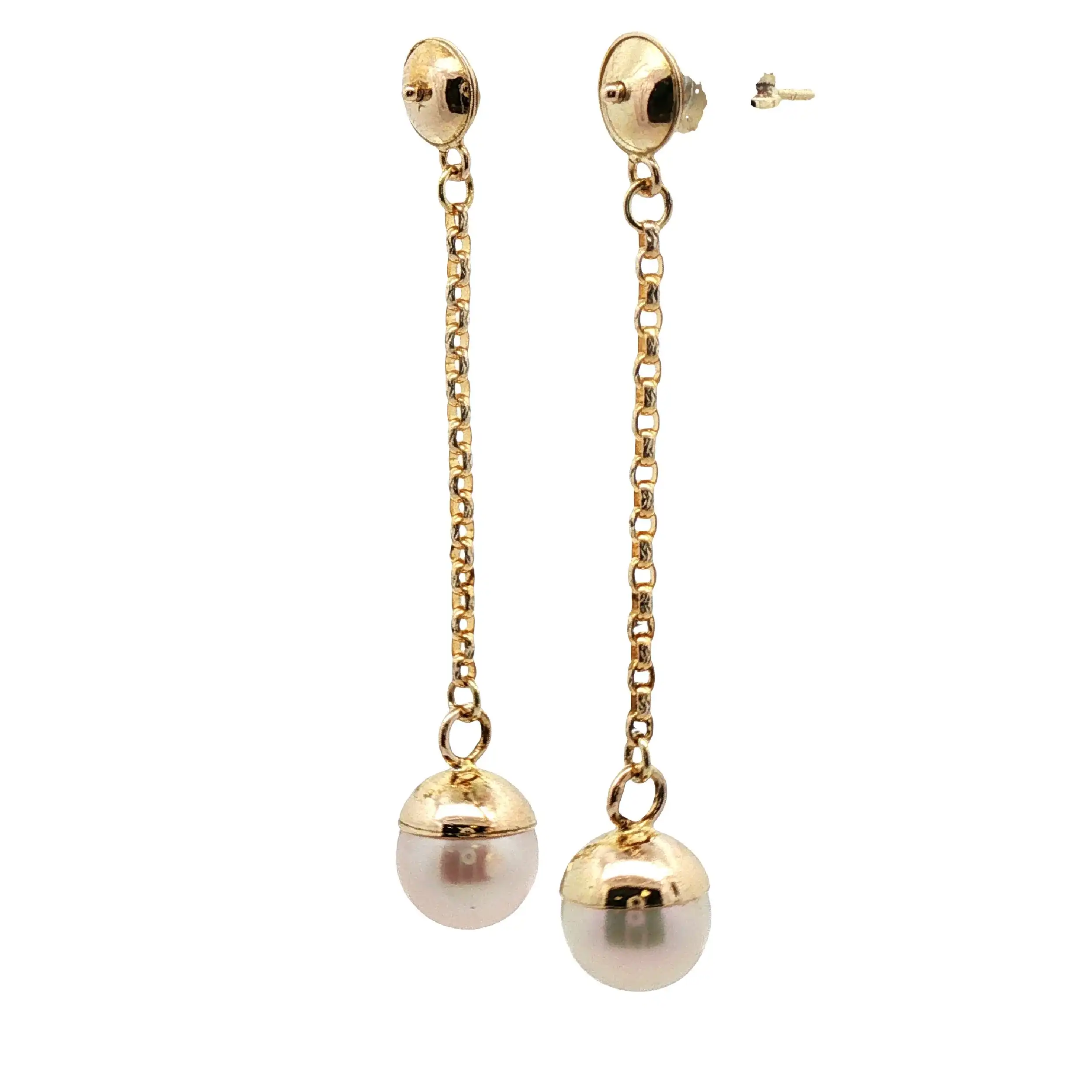Ohrstecker Gelbgold mit Perlen Ohrstecker Gelbgold mit Perlen