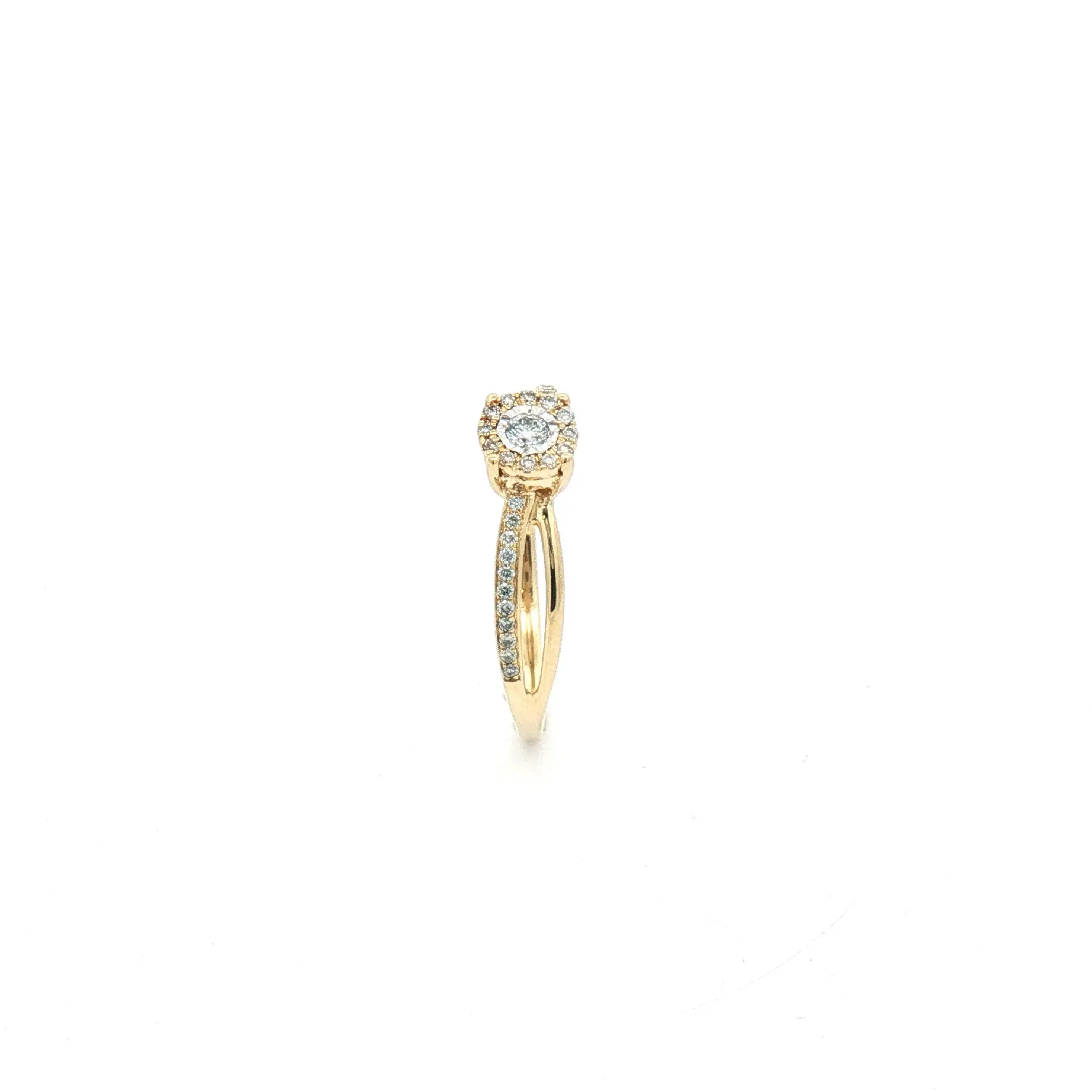 Ring Gelbgold mit Brillanten