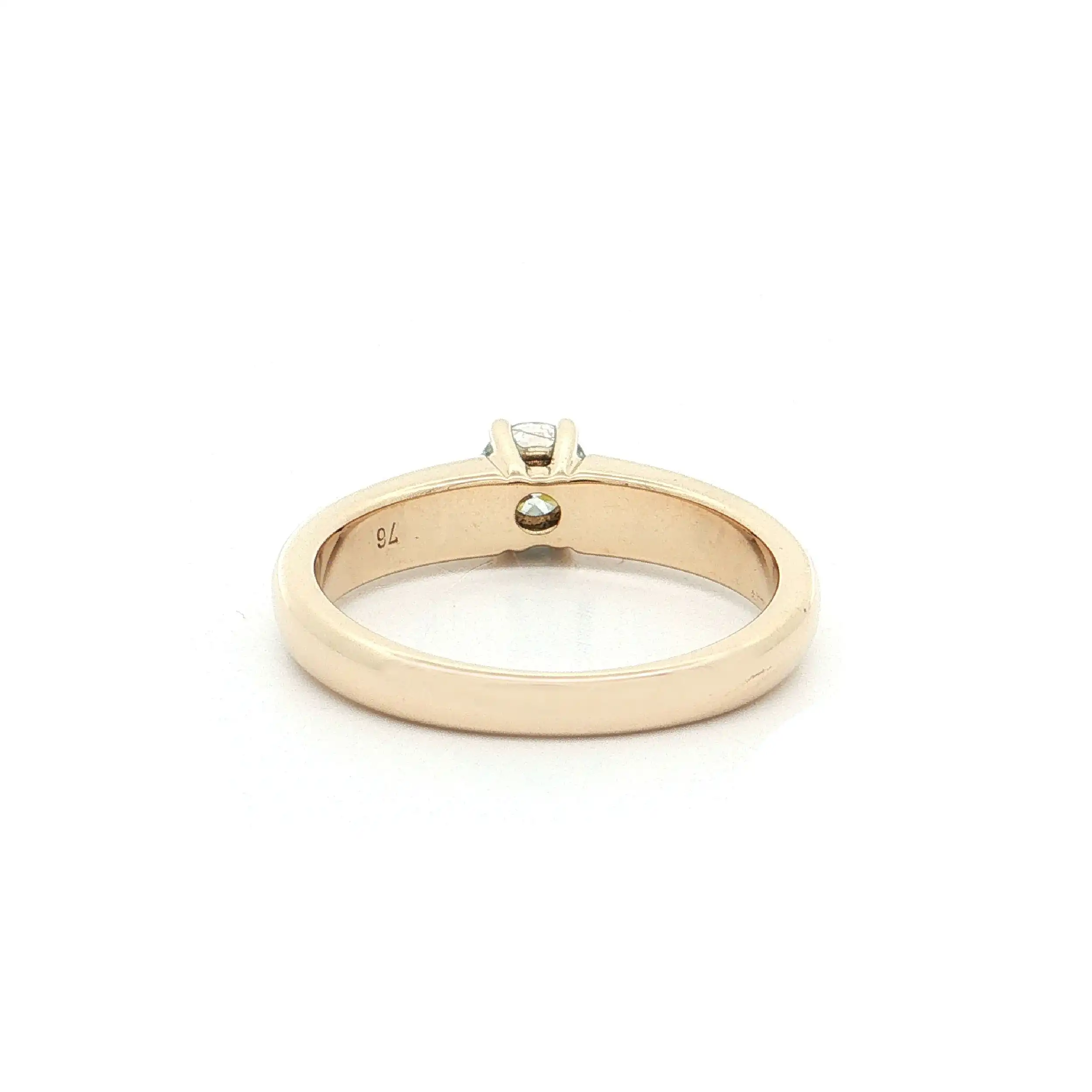 Ring Gelbgold mit Brillant Ring Gelbgold mit Brillant