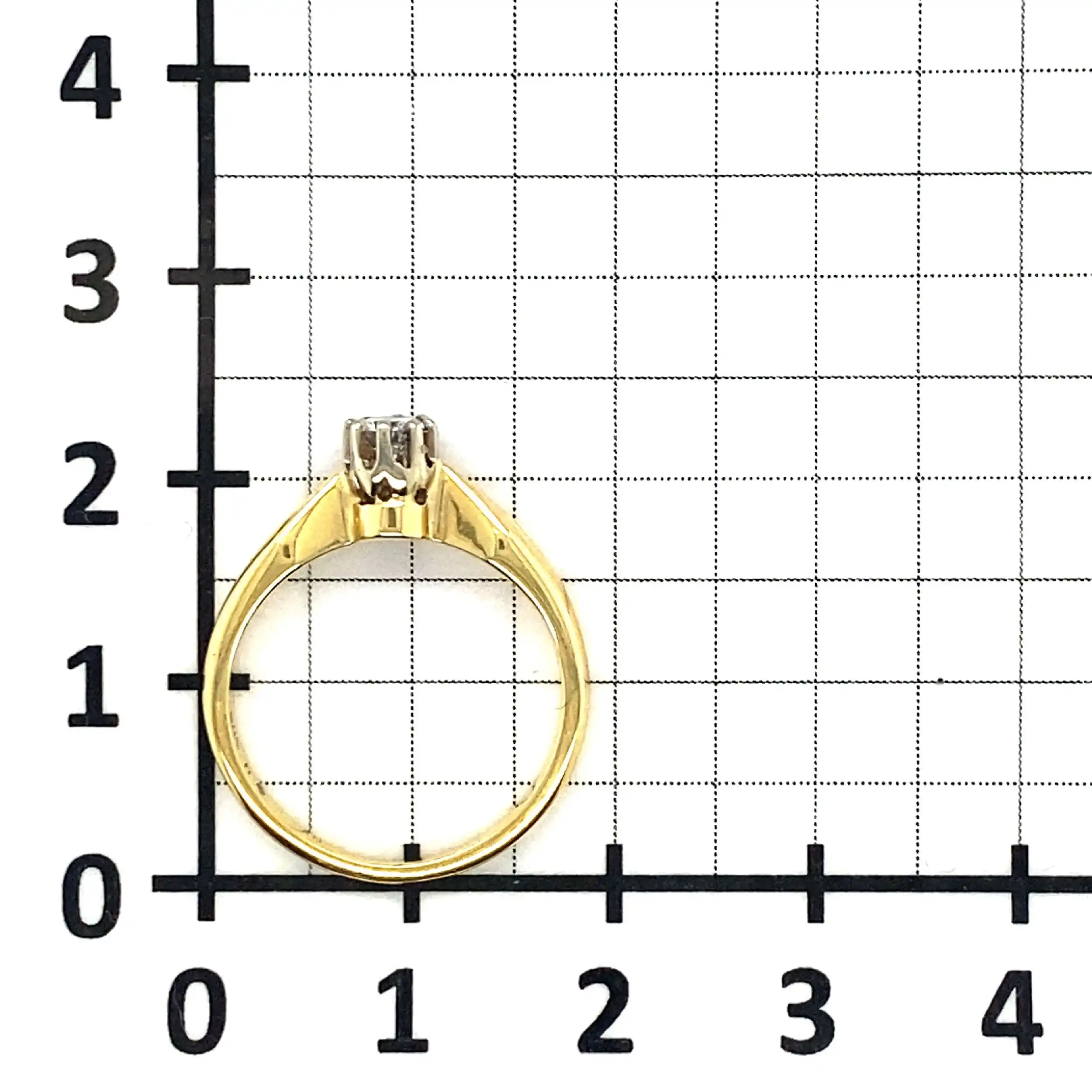 Ring Gelbgold mit Brillant Ring Gelbgold mit Brillant