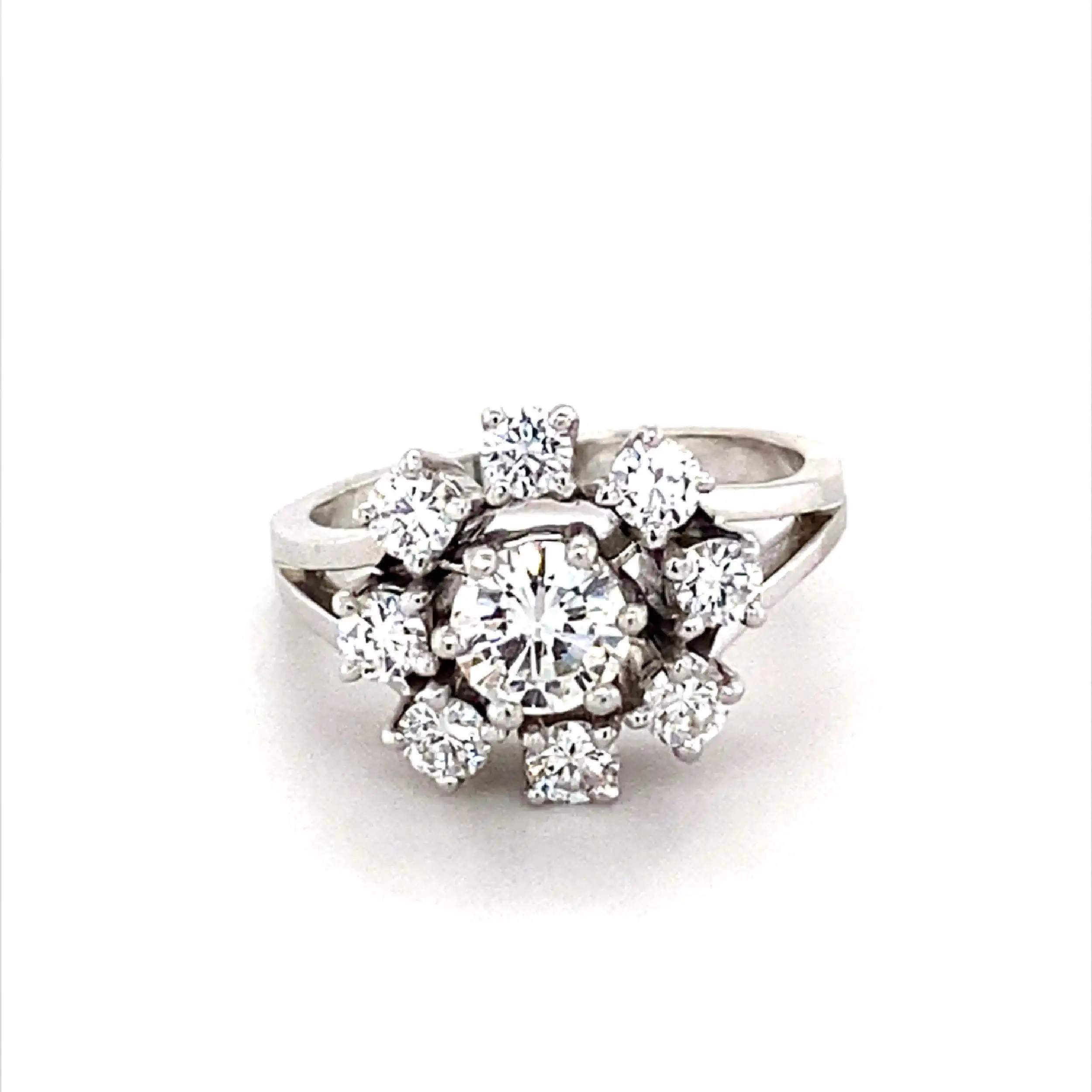 Ring Weißgold mit Brillanten Ring Weißgold mit Brillanten
