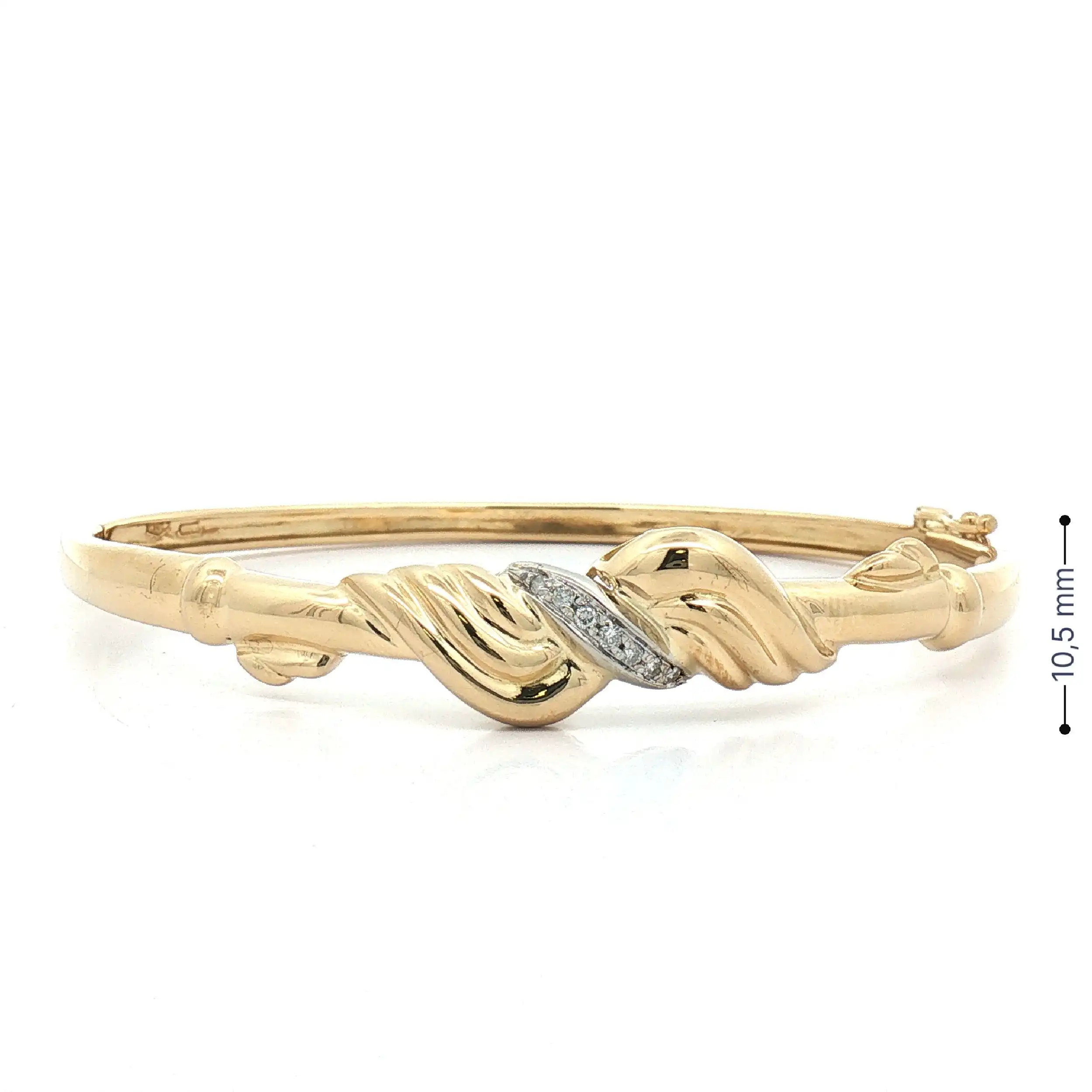 Armreif Bicolor mit Brillanten