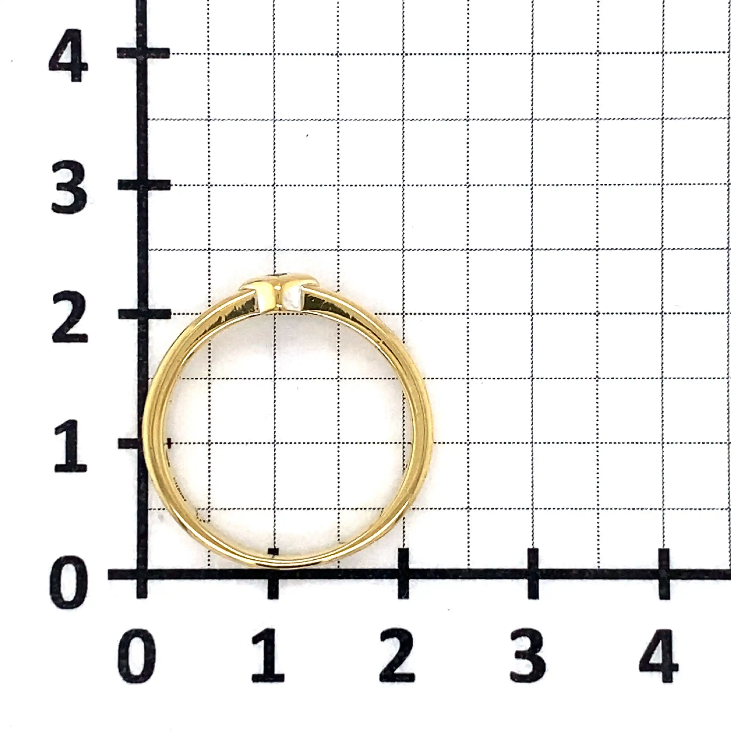 Ring Gelbgold mit Brillant