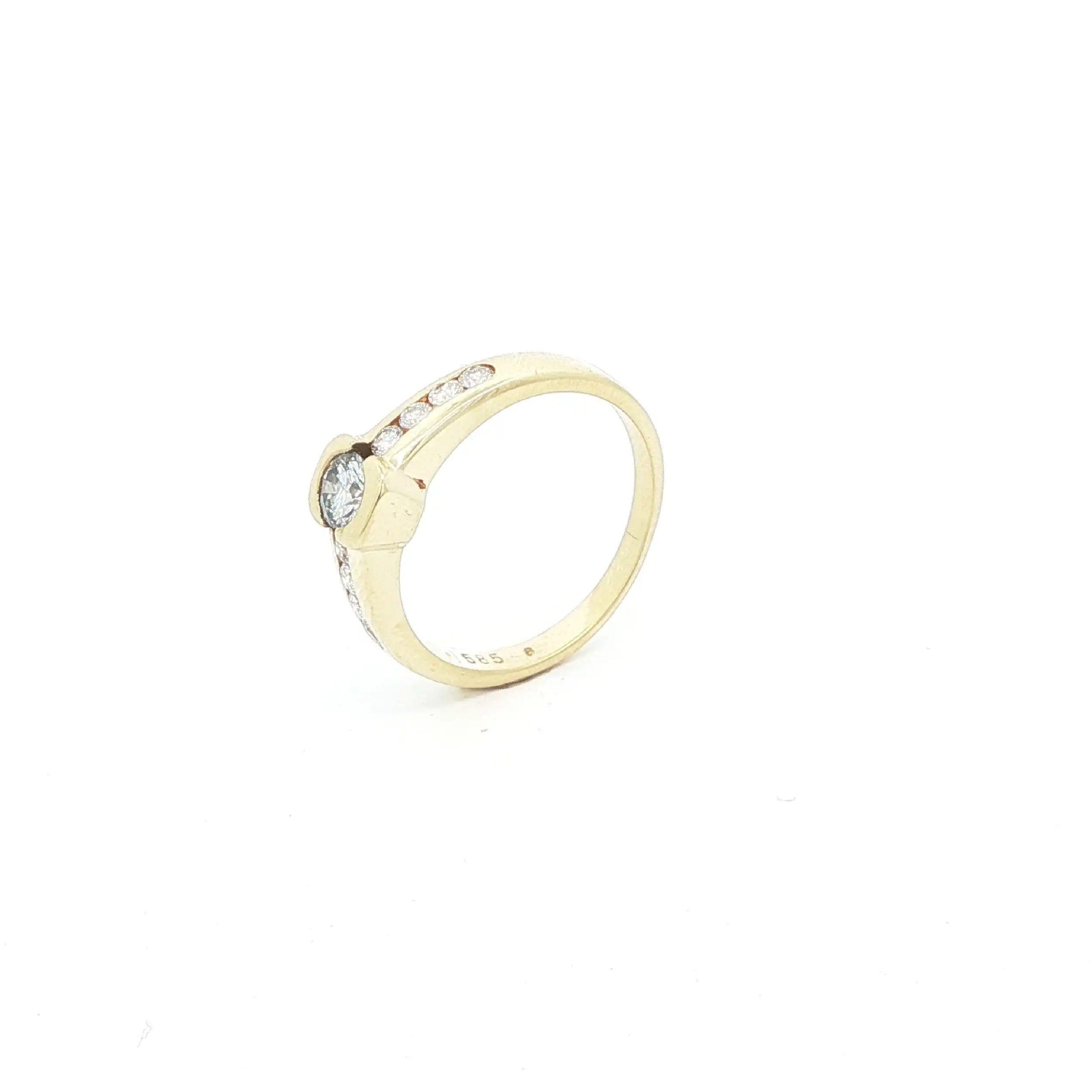 Ring Gelbgold mit Brillanten
