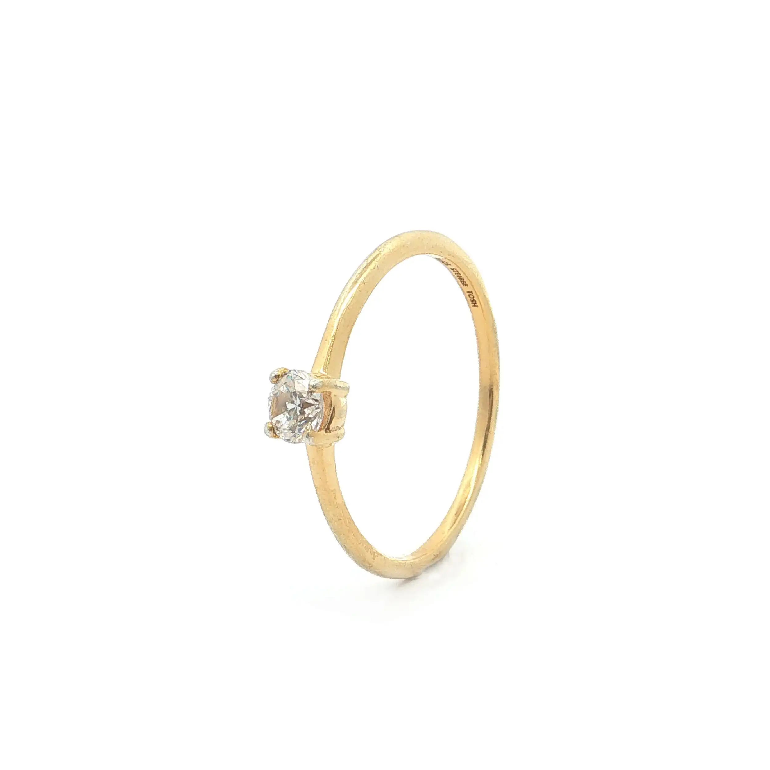 Ring Silber vergoldet mit Zirkonia