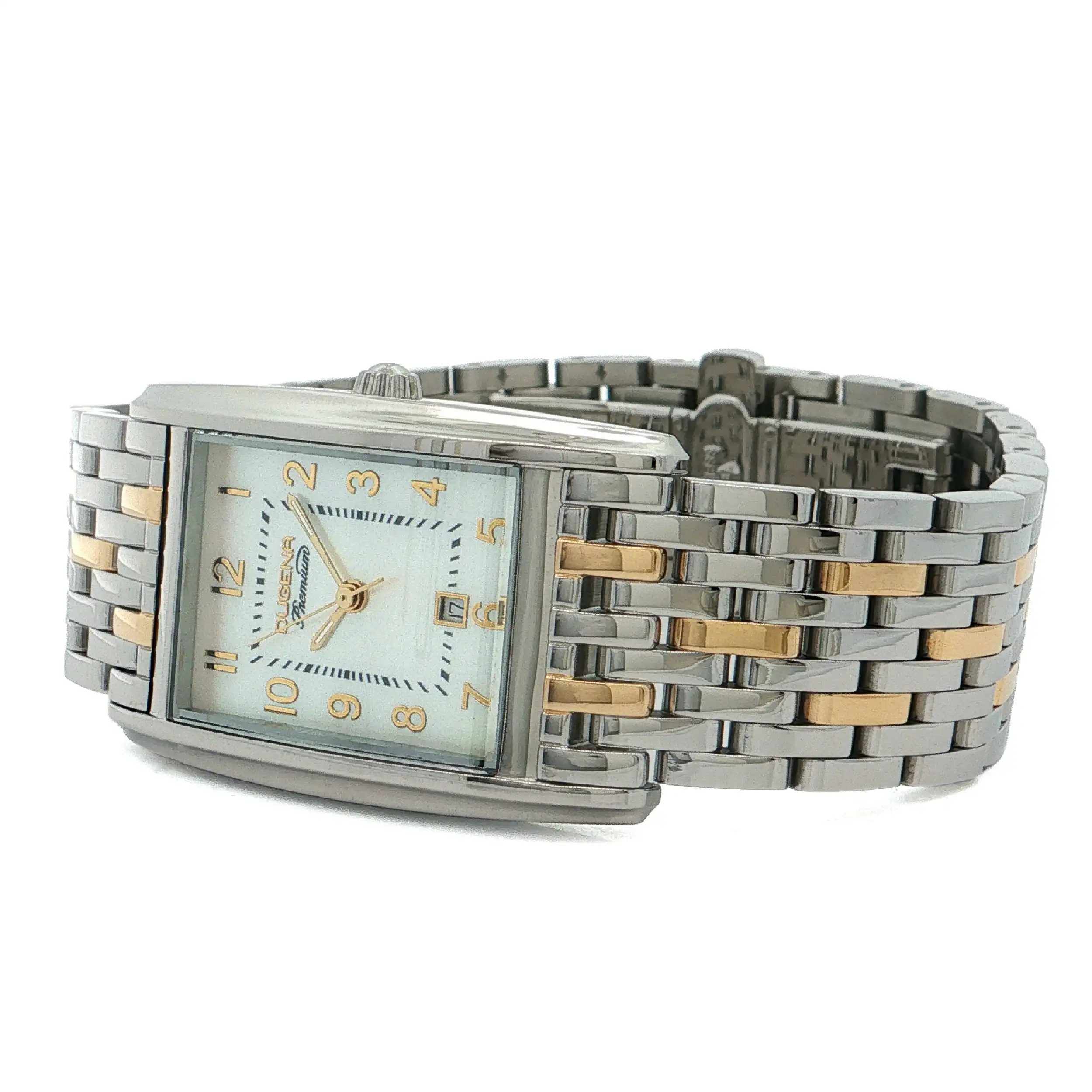 Damenuhr Dugena Quadra Artdéco 7000122-1 mit Box