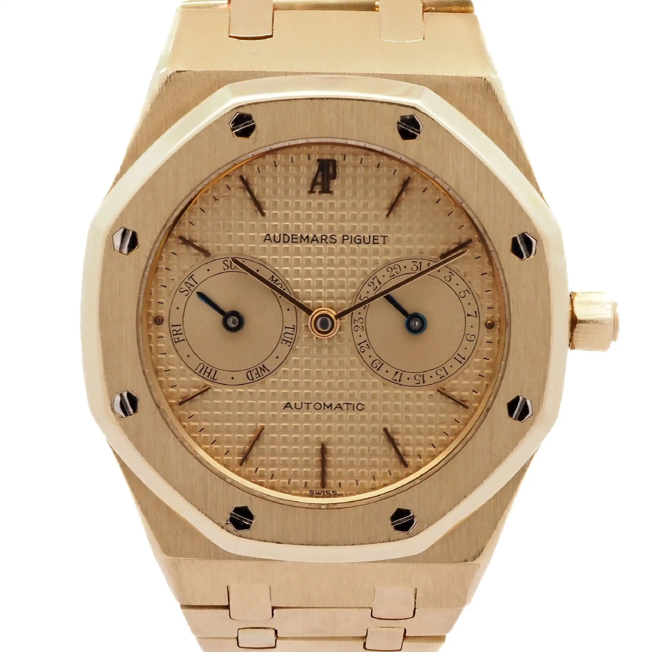 Herrenuhr Audemars Piguet Royal Oak Day Date mit Papieren und Box Herrenuhr Audemars Piguet Royal Oak Day Date mit Papieren und Box