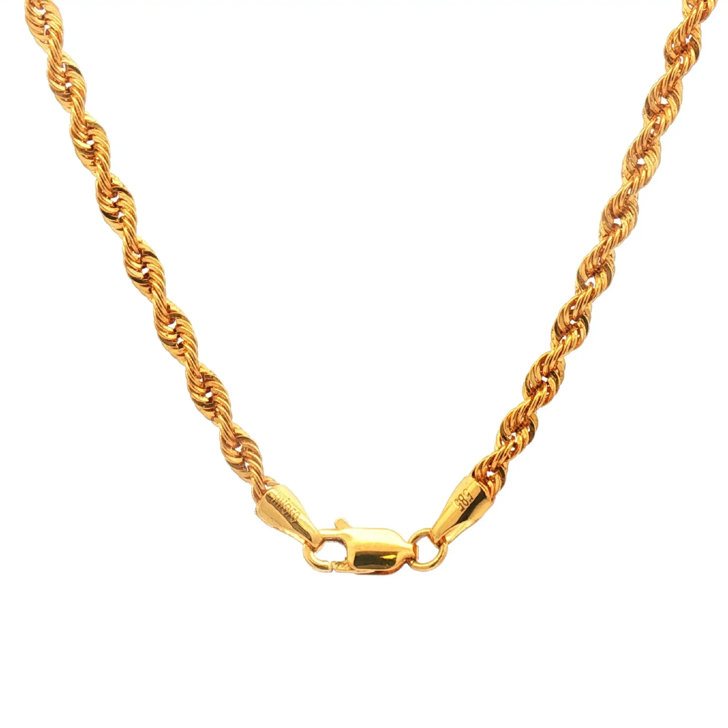 Kordelkette Gelbgold