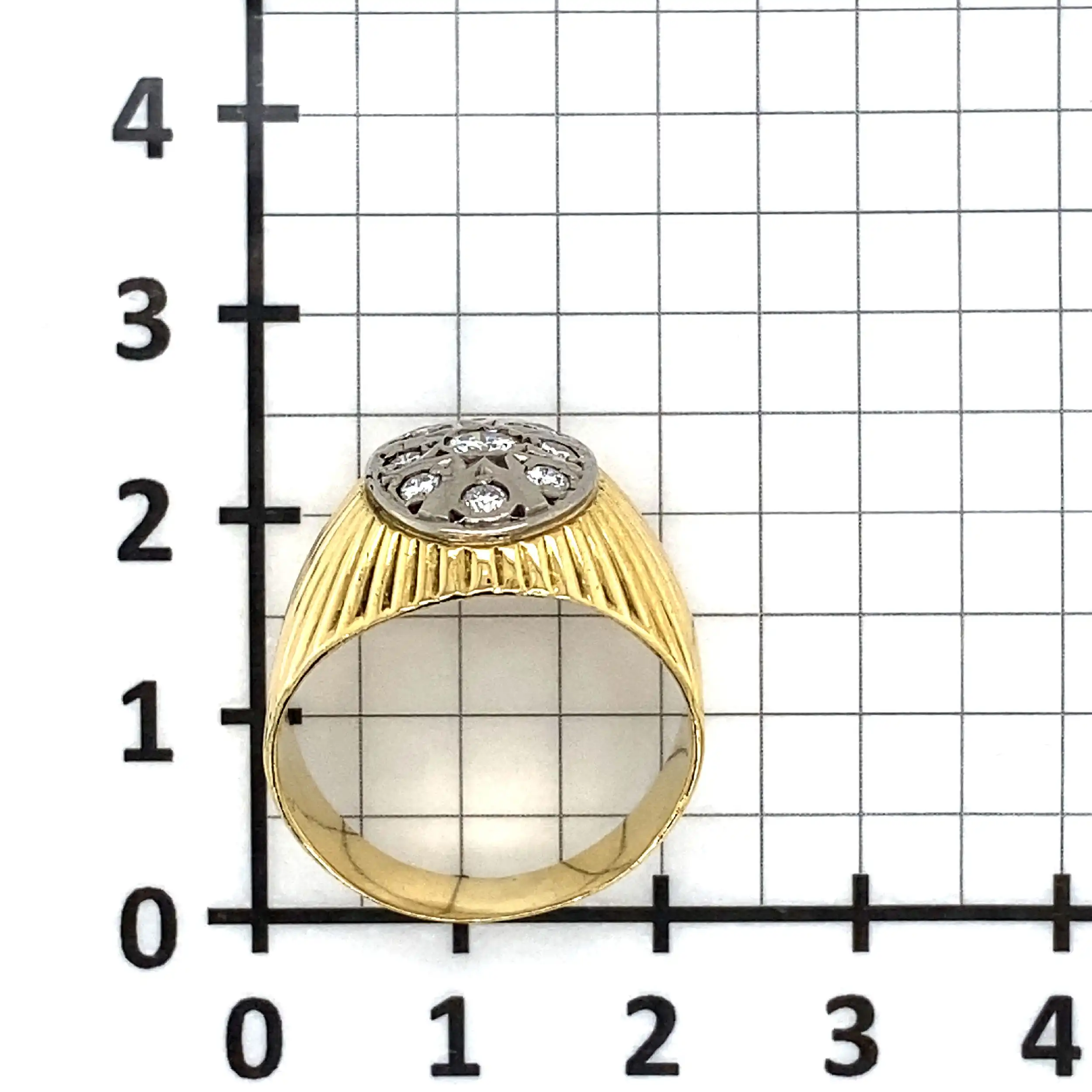 Ring Bicolor mit Brillanten Ring Bicolor mit Brillanten