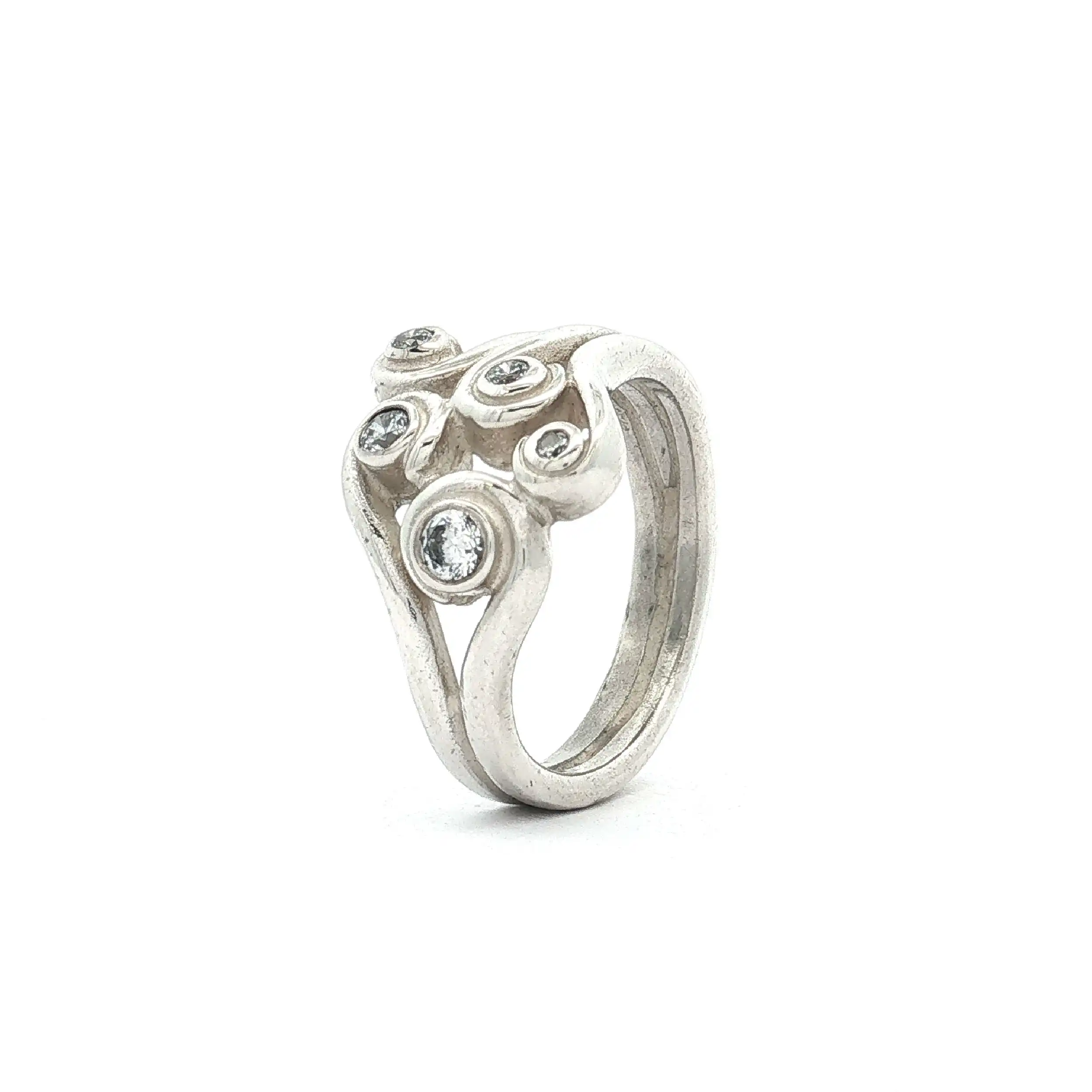 Ring Silber Pandora mit Zirkonia
