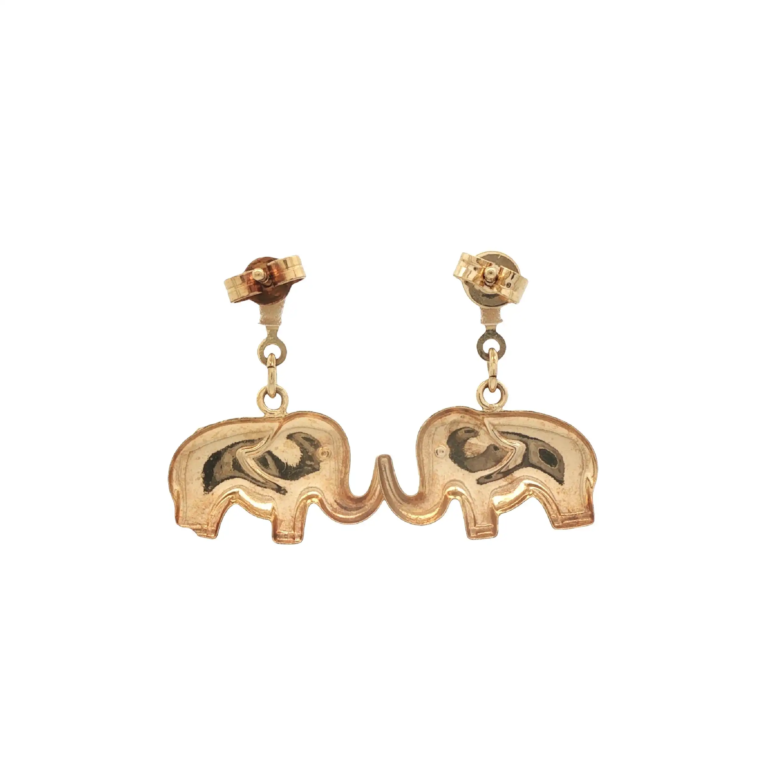 Ohrhänger Gelbgold Elefant