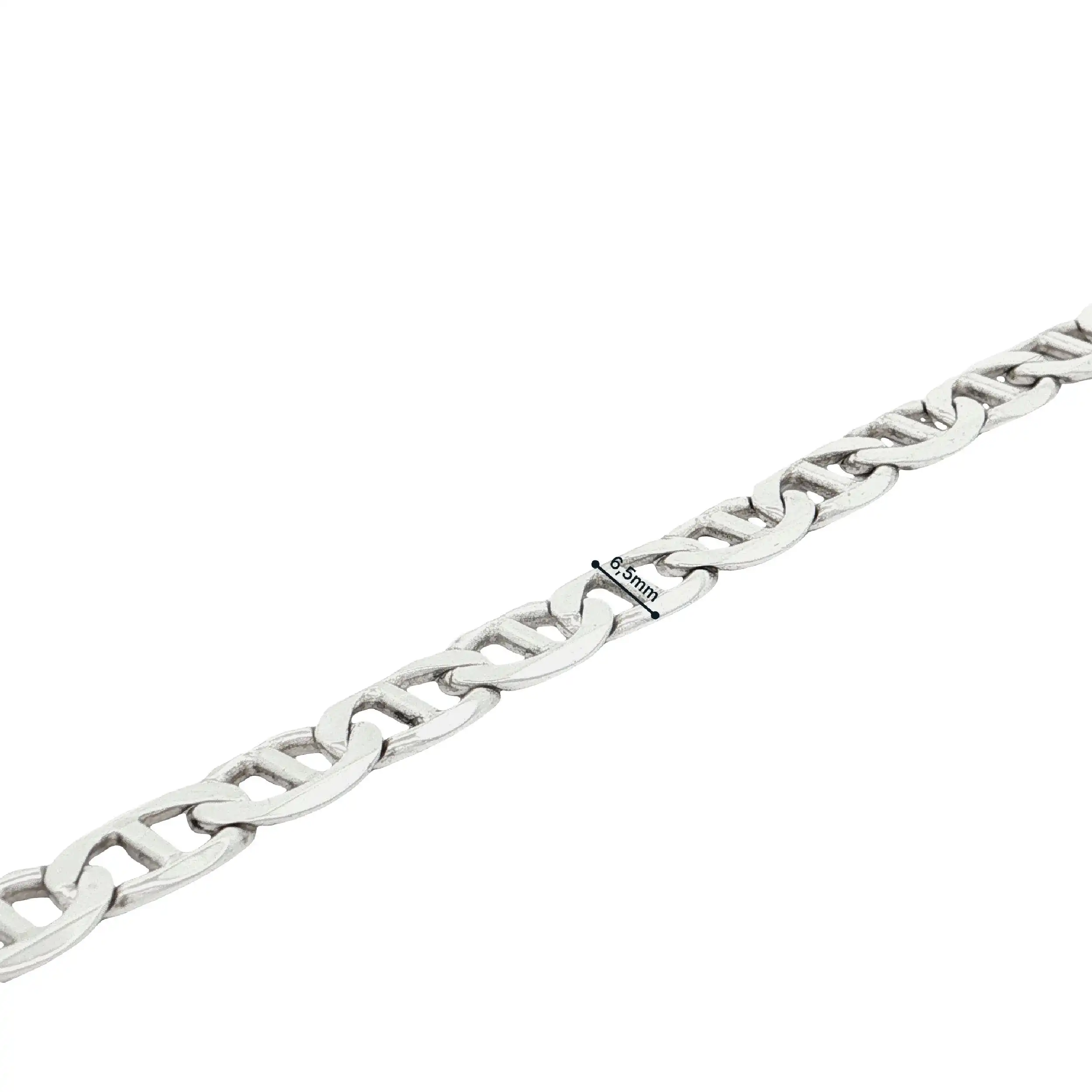 Stäbchenpanzerarmband Silber
