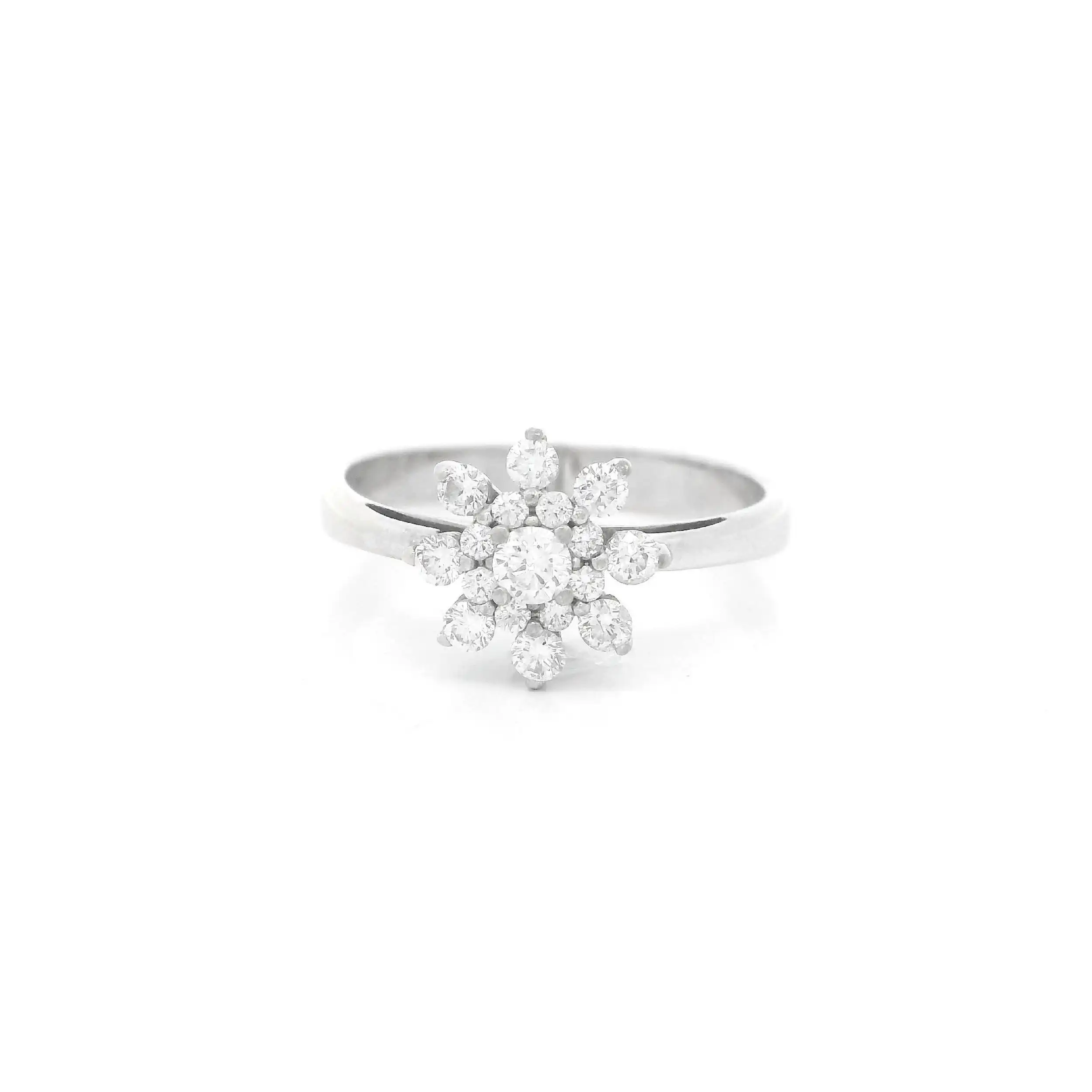 Ring Weißgold mit Brillanten von Christ