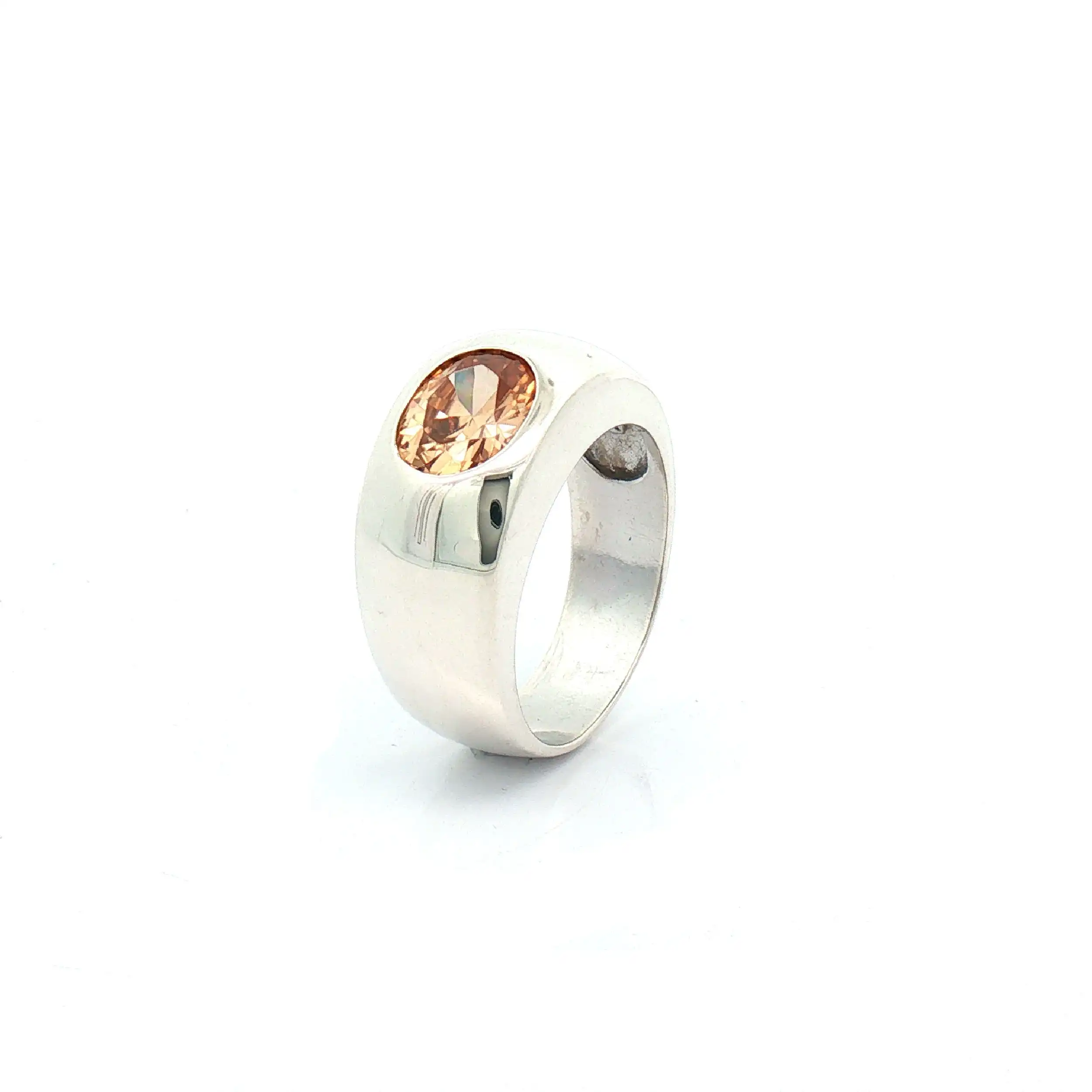 Ring Silber mit braunem Farbstein Ring Silber mit braunem Farbstein