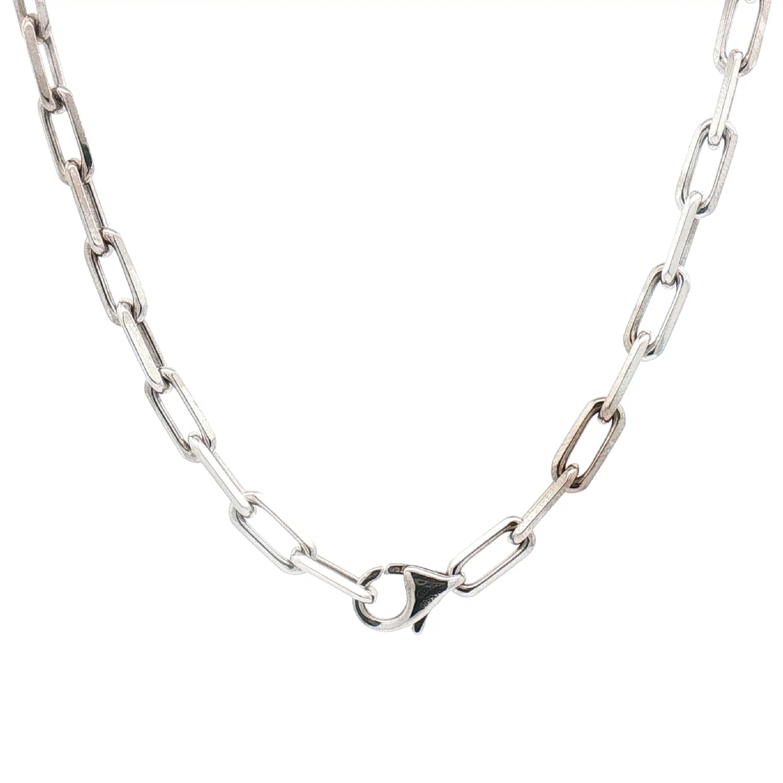 Collier Weißgold Santos de Cartier kleines Modell mit Box und Zertifikat Collier Weißgold Santos de Cartier kleines Modell mit Box und Zertifikat