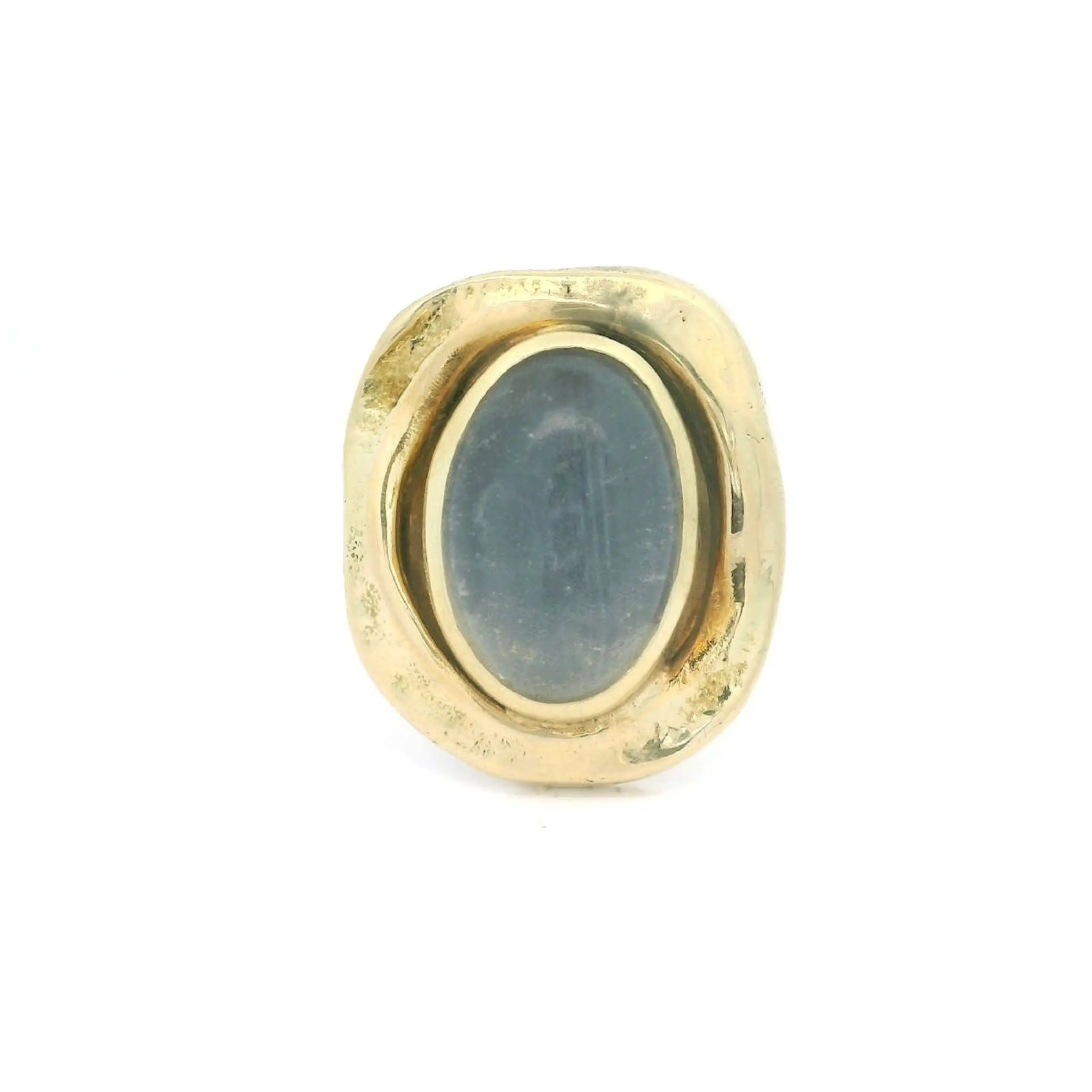 Ring Gelbgold mit Mondstein
