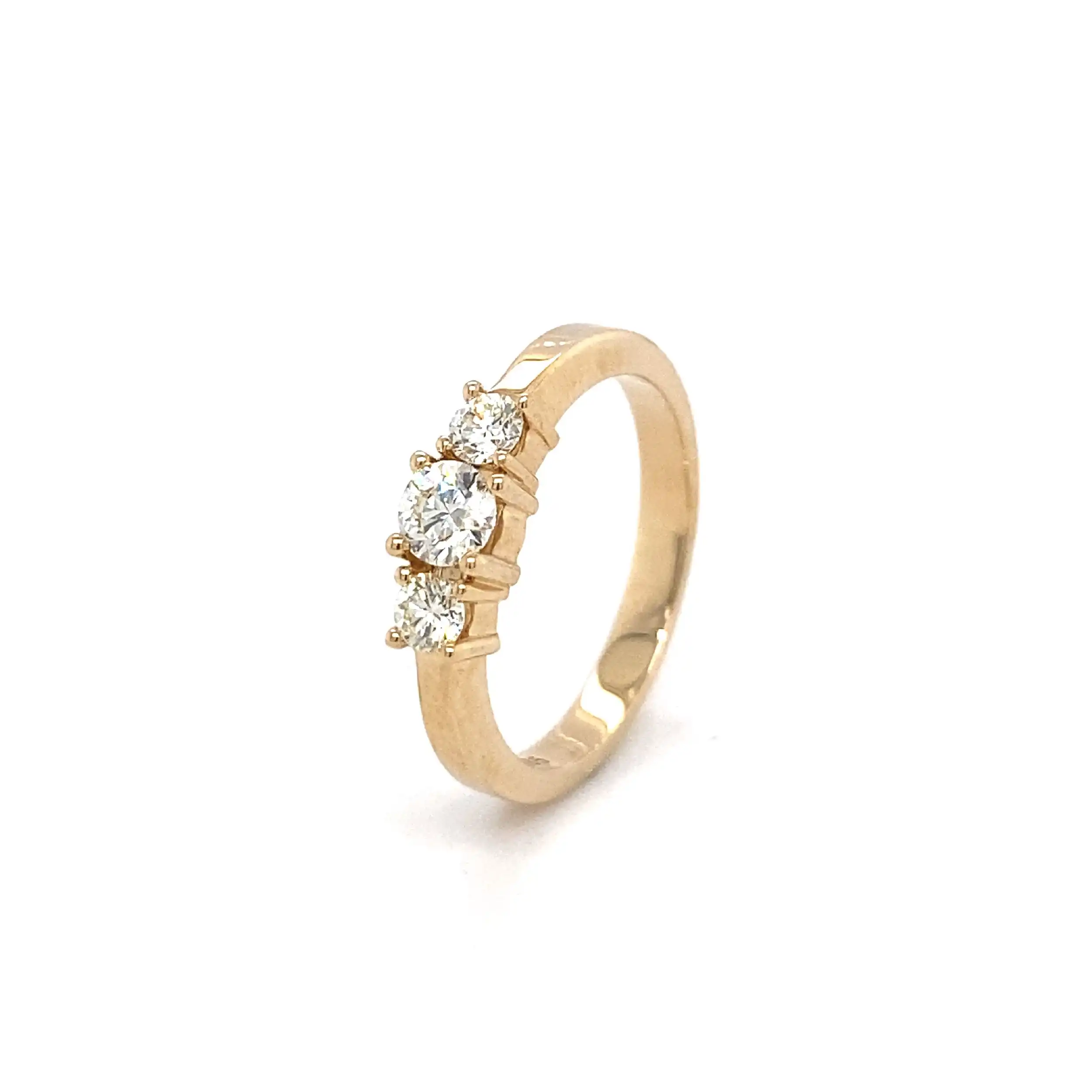 Ring Gelbgold mit Brillanten Ring Gelbgold mit Brillanten
