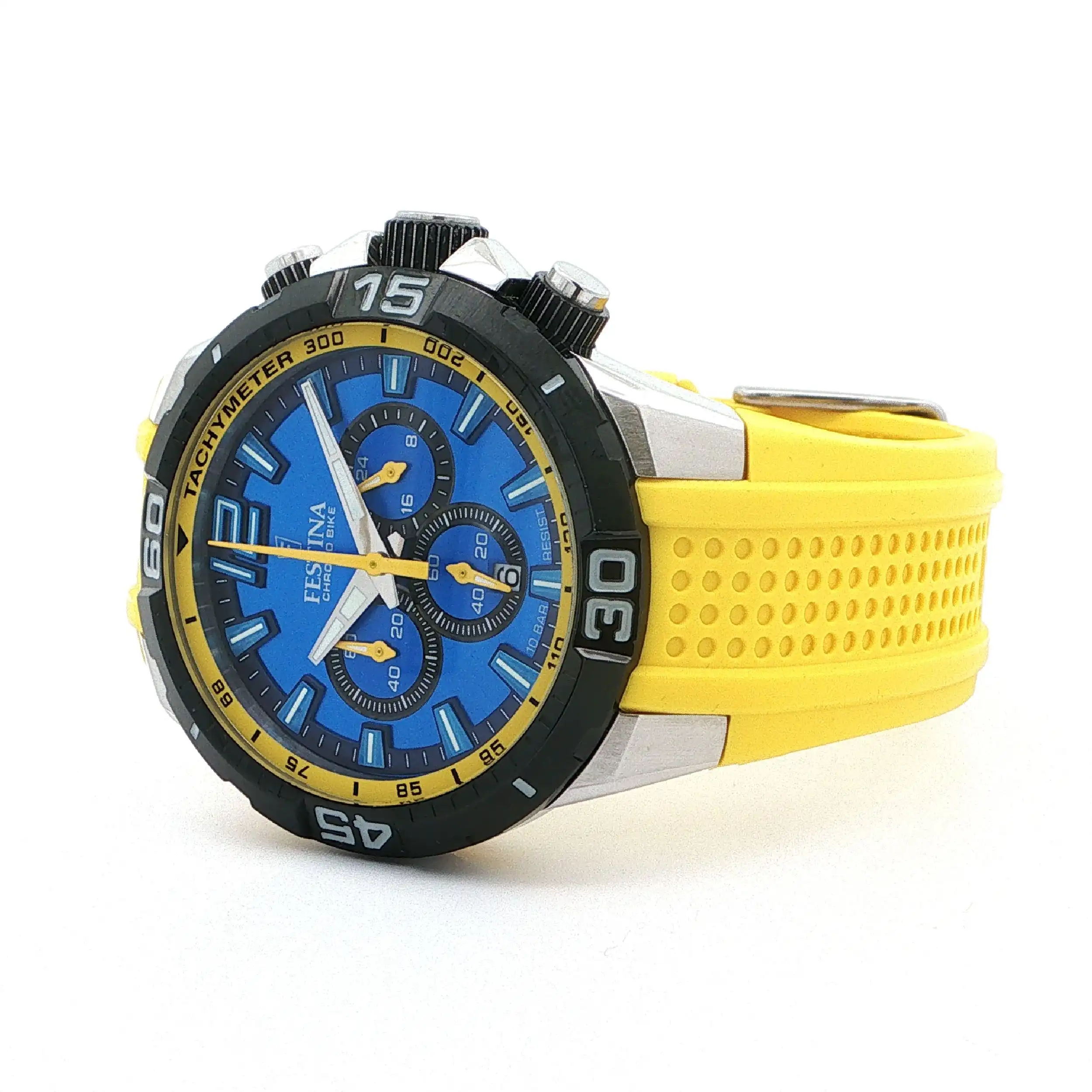 Herrenuhr Festina CHRONO BIKE mit Kautschukband (gelb)