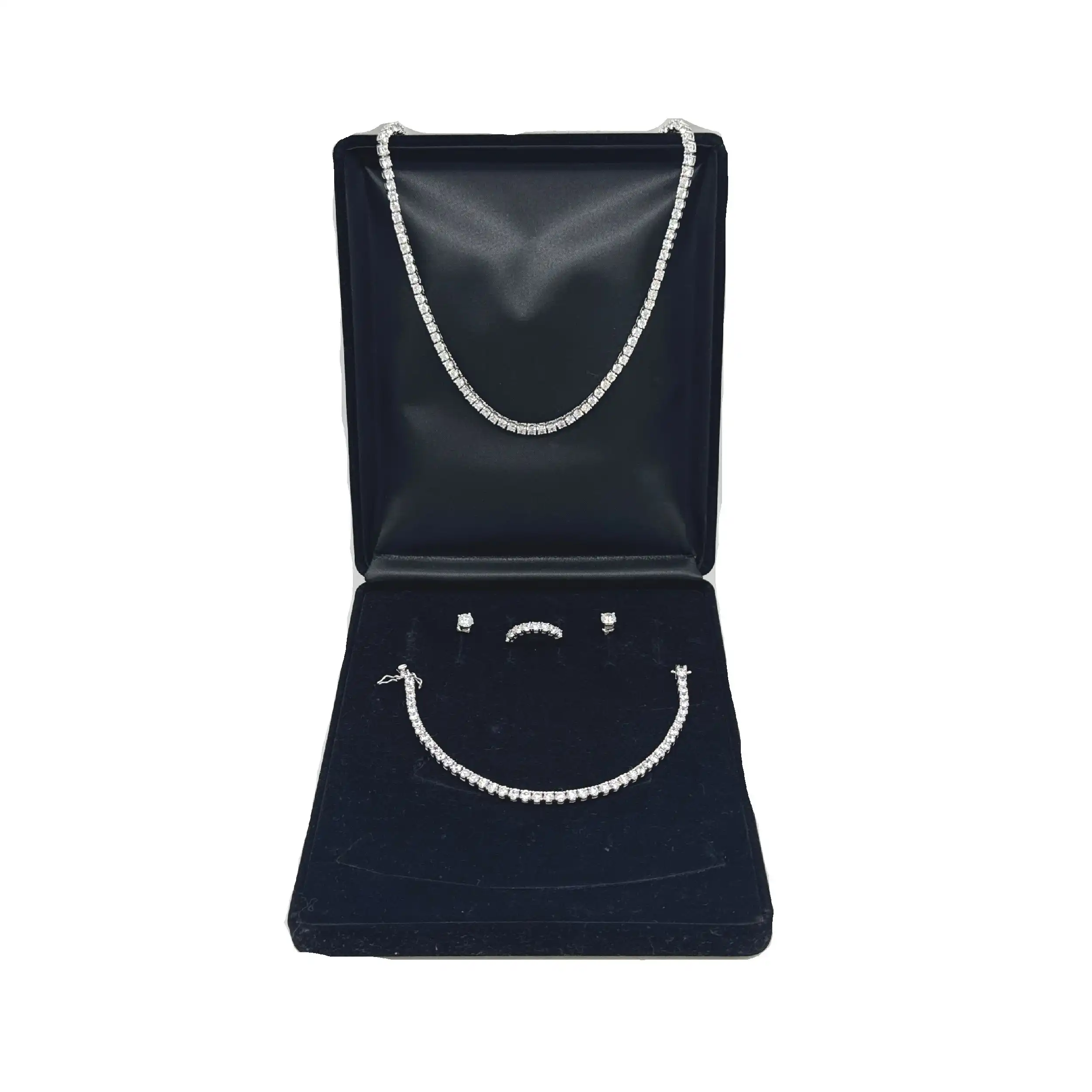 Schmuckset Silber mit Zirkonia Schmuckset Silber mit Zirkonia