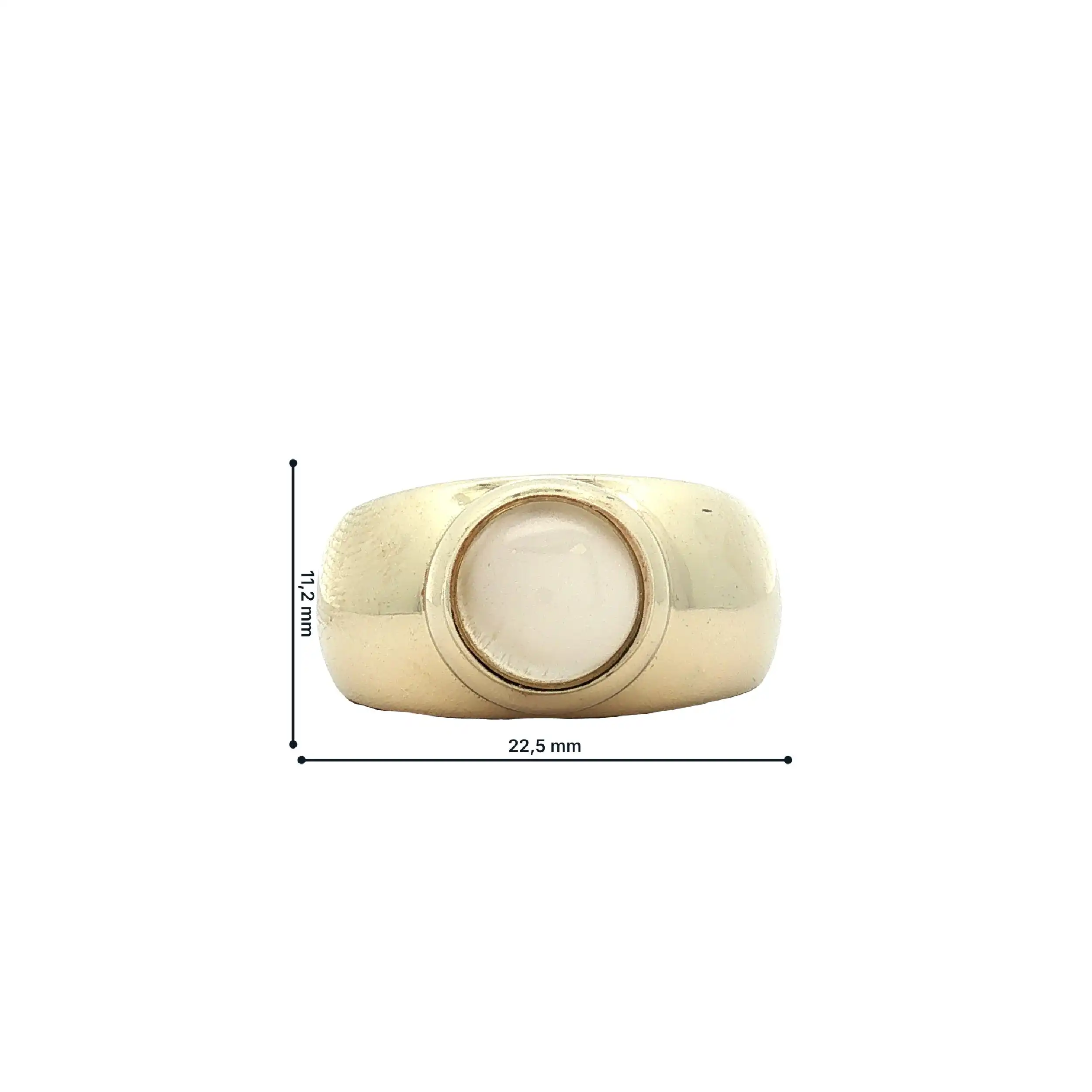 Ring Gelbgold mit Stein