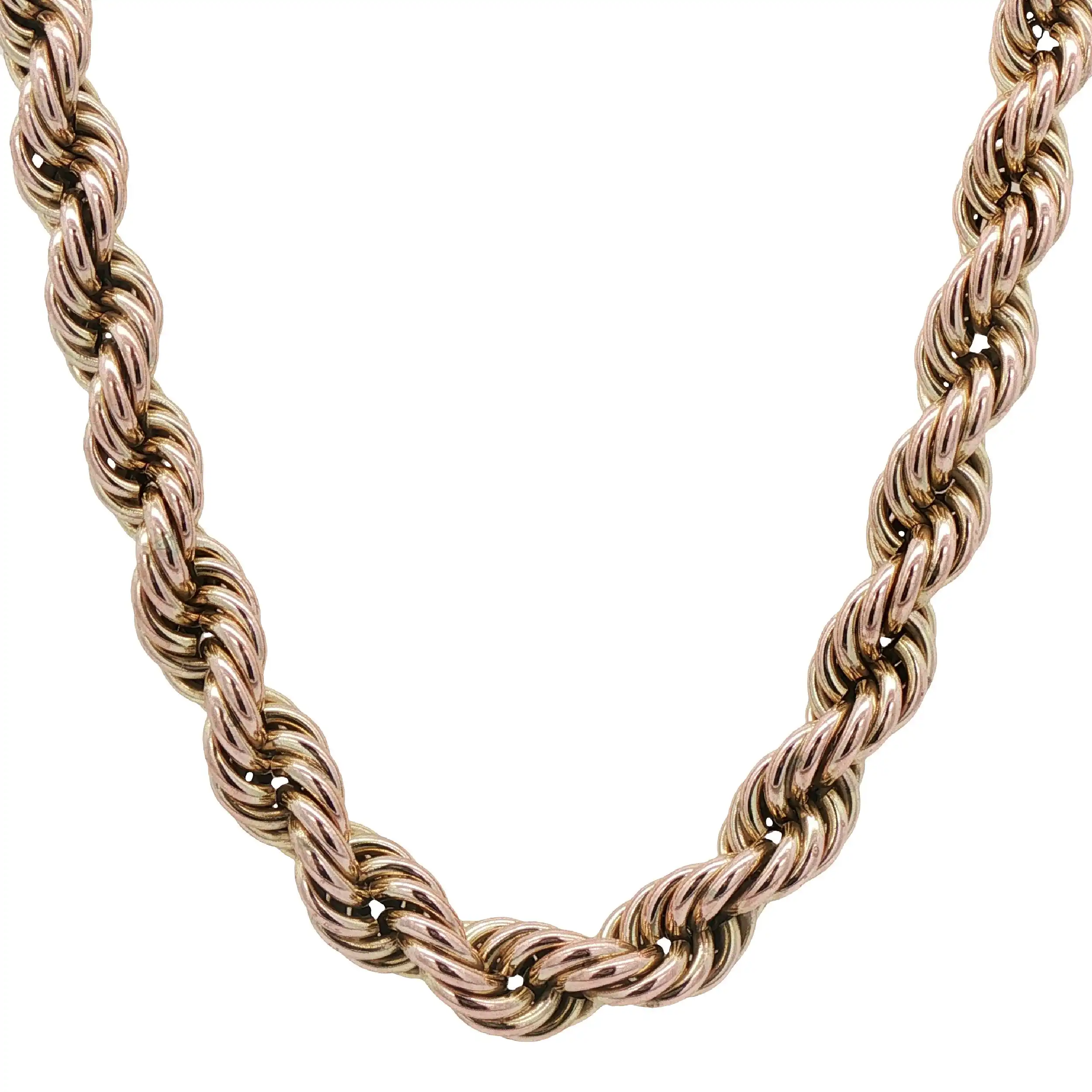Kordelkette Gelbgold