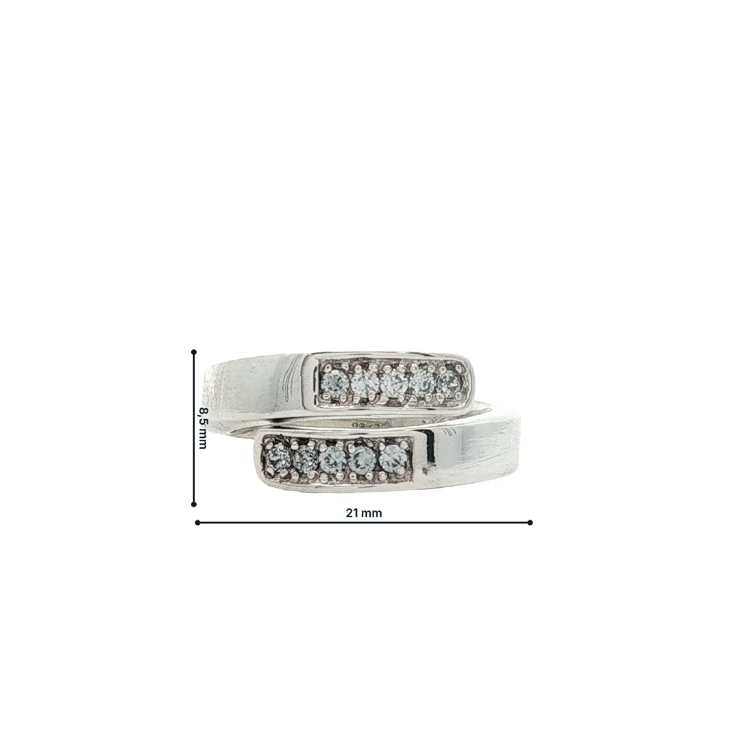 Ring Silber mit Zirkonia