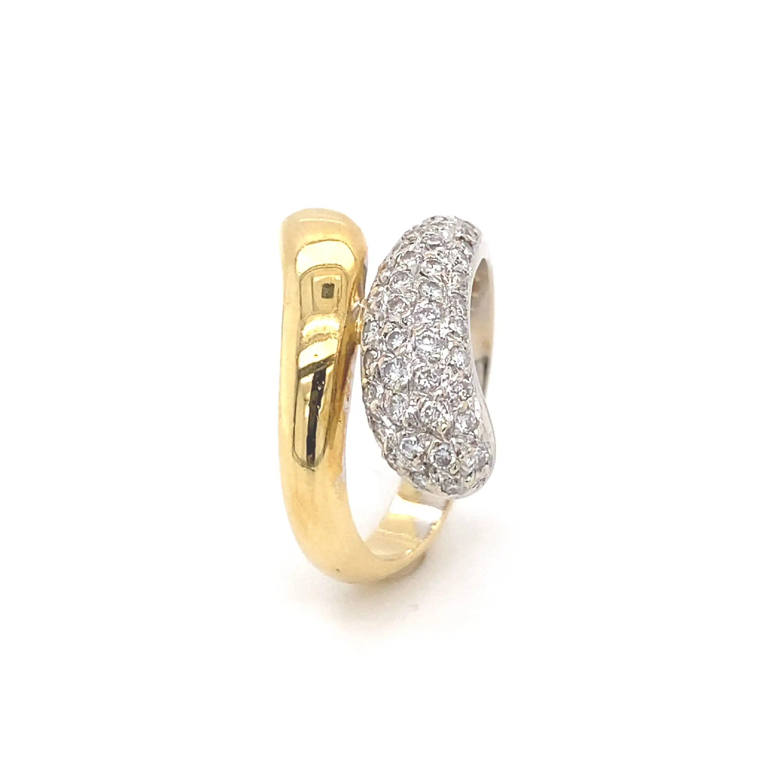 Ring Bicolor mit Brillanten