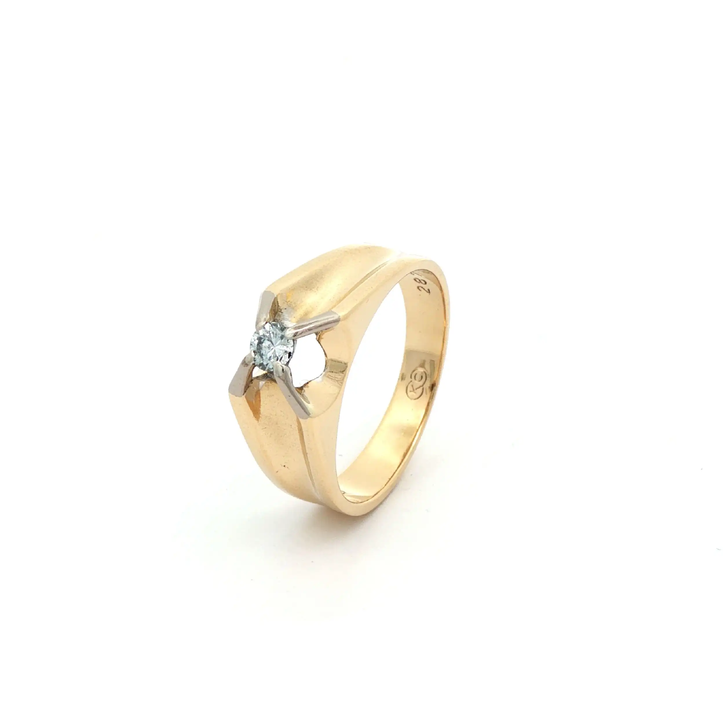 Ring Gelbgold mit Brillanten