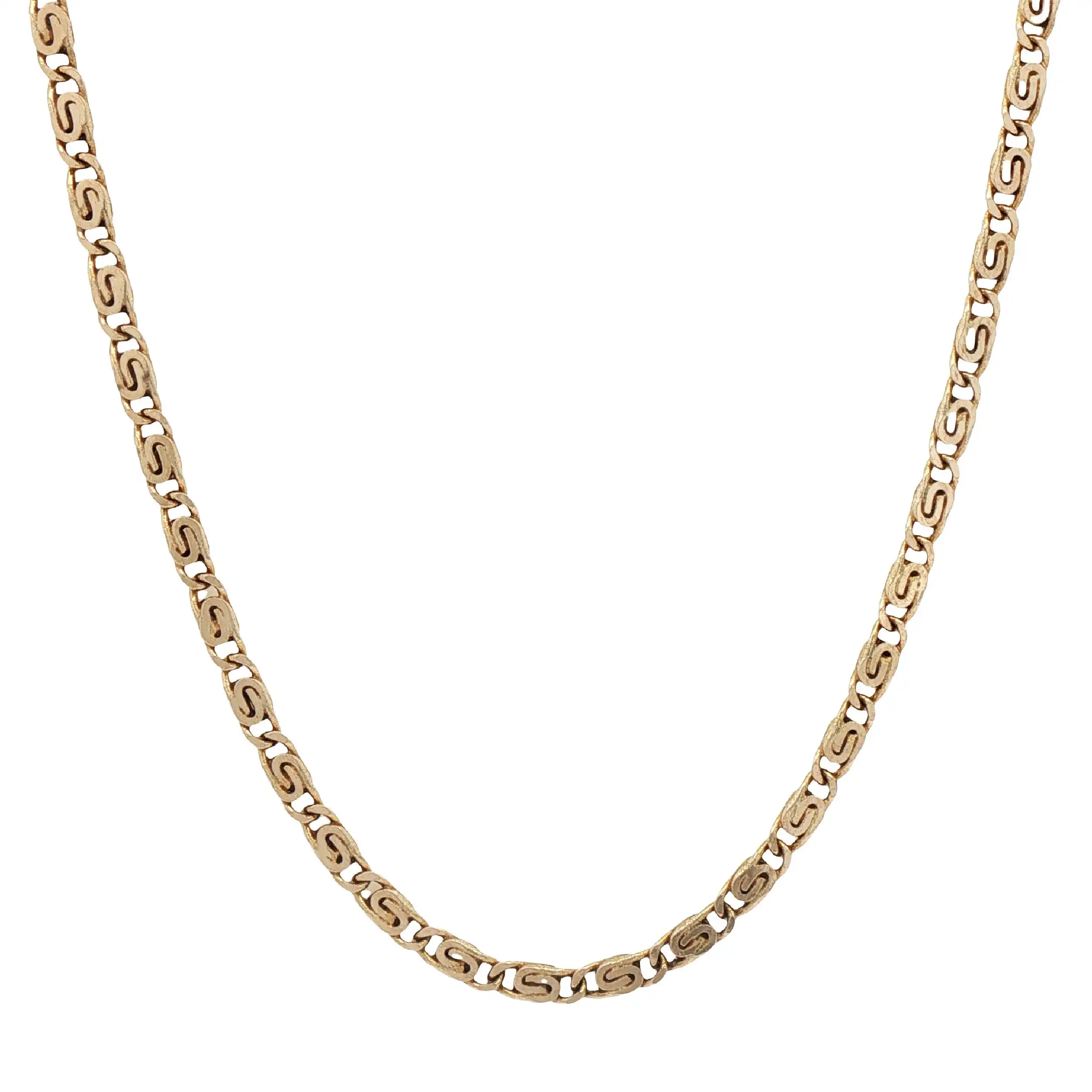 S-Gliederkette Gelbgold