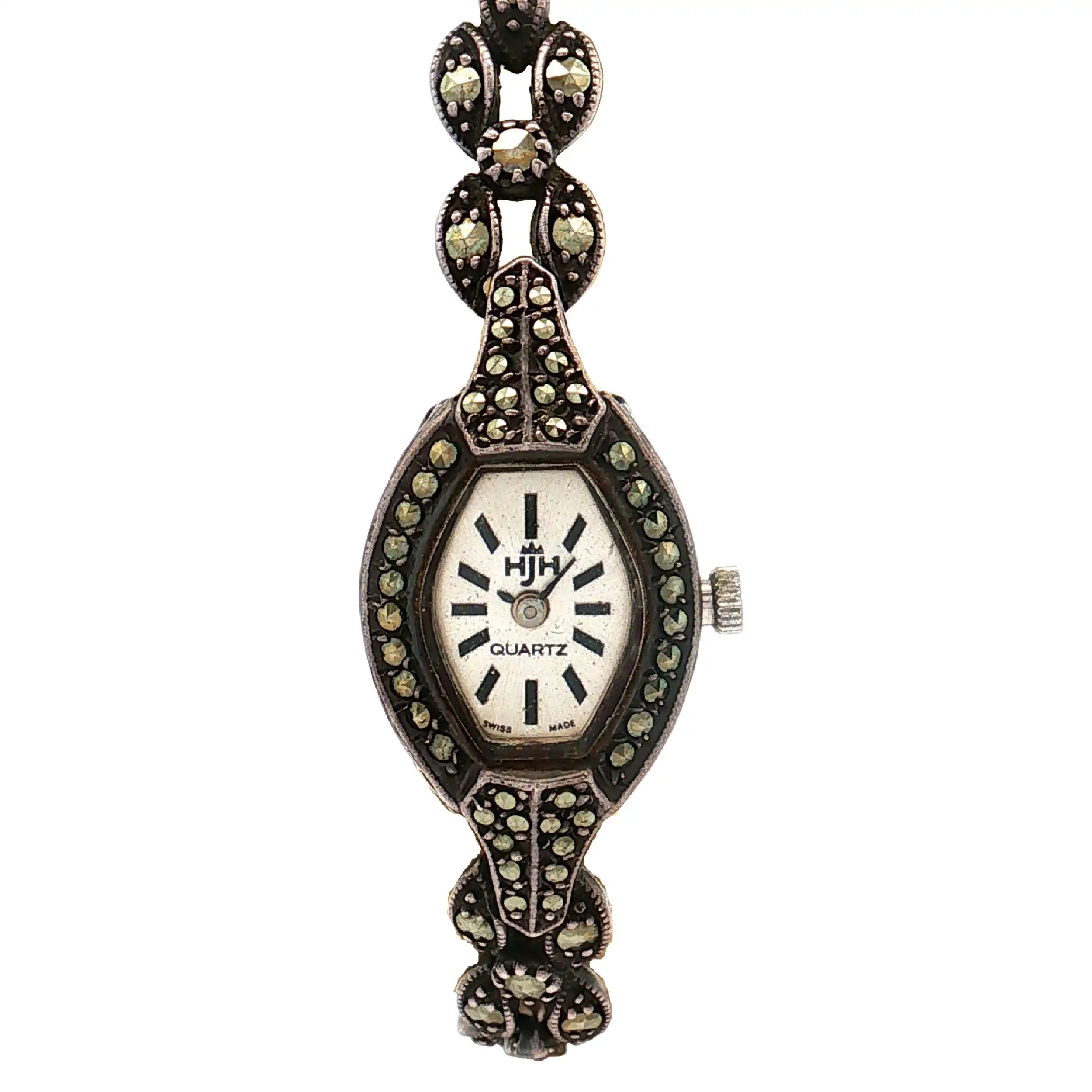 Armbanduhr mit Markasitsteinen